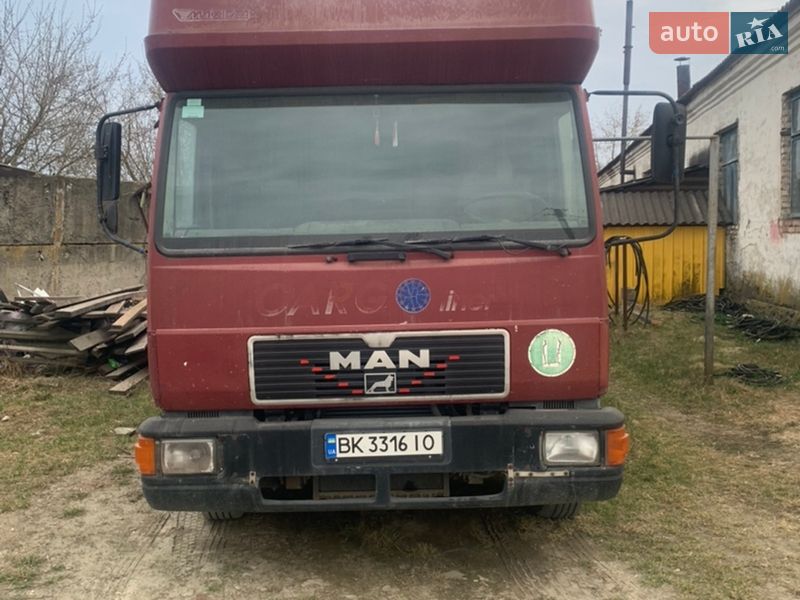 Тентованый MAN 8.224 1998 в Березному