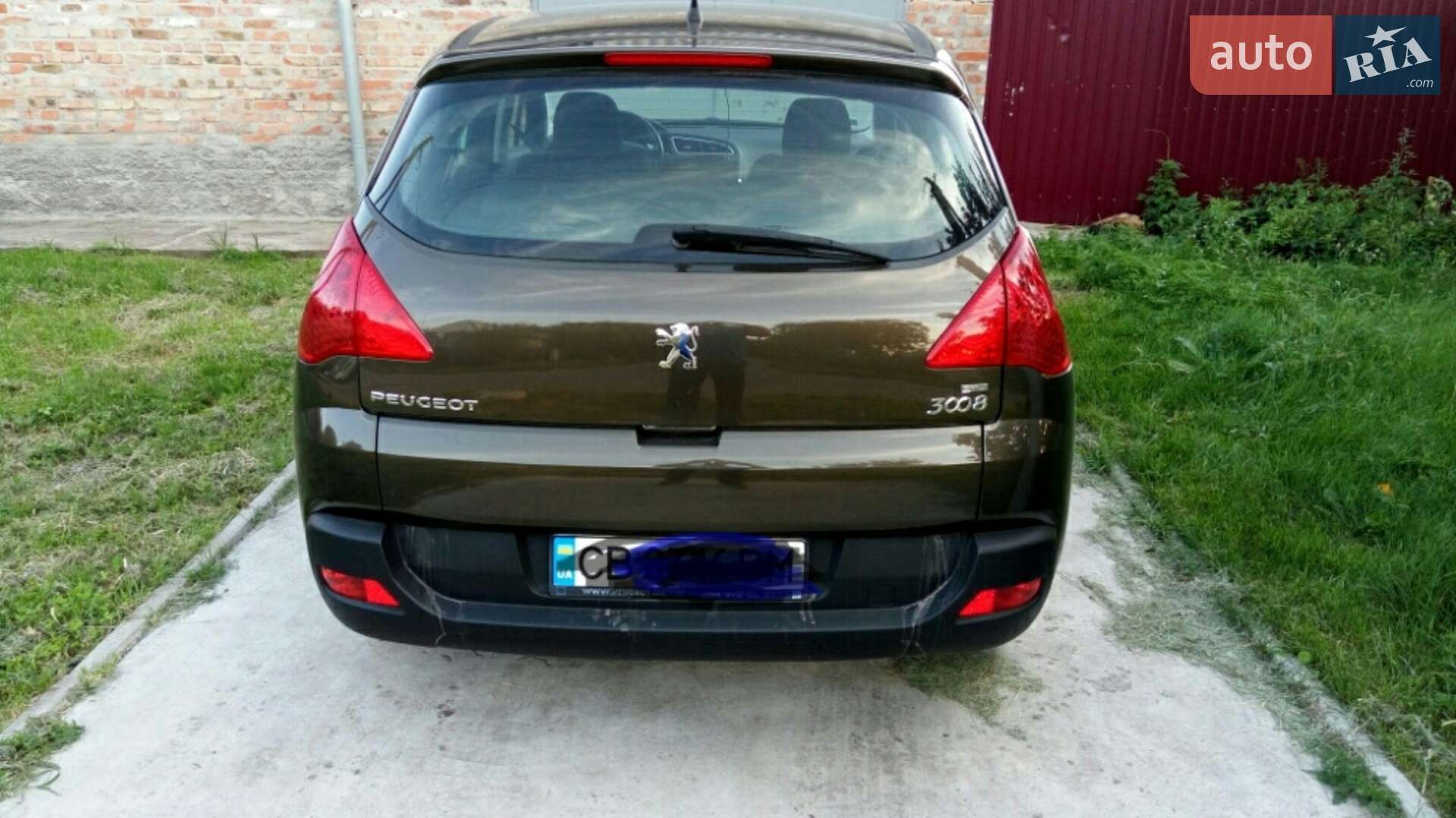 Peugeot 3008 2011 VIN VF30U9HR8BS283223 фото оголошення 5 з 6