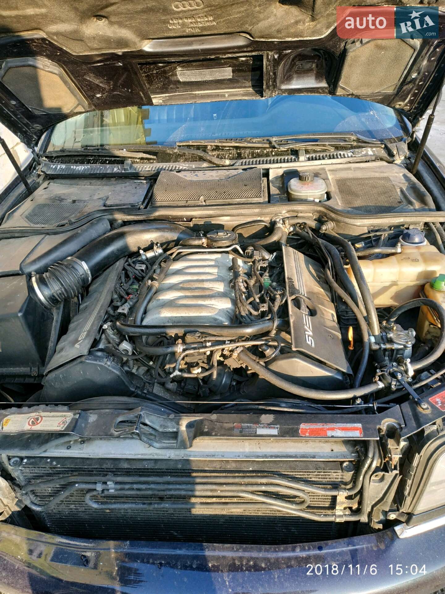 Audi A8 1999 VIN WAUZZZ4DZXN002758 фото оголошення 6 з 12