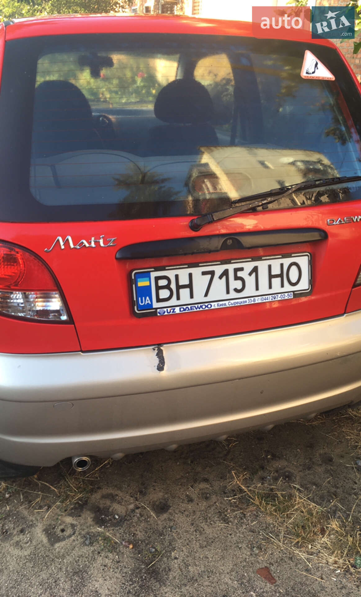 Daewoo Matiz 2011 VIN XWB4B11CDBA538383 фото оголошення 4 з 4