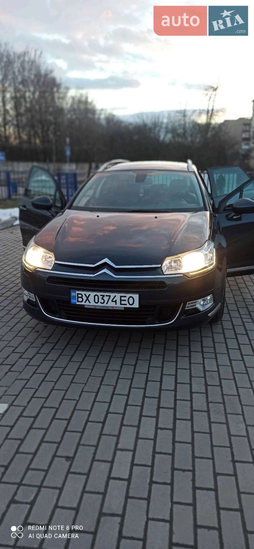 Citroen C5 2011 VIN VF7RW5FV8AL583633 фото оголошення 2 з 6