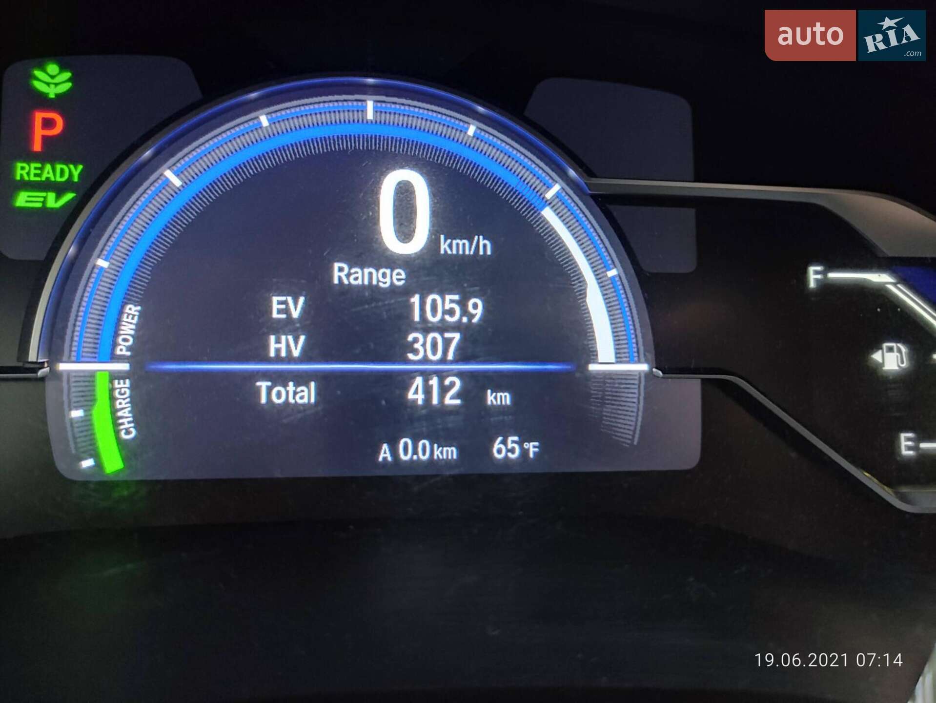 Honda Clarity 2018 VIN JHMZC5F1XJC006950 фото оголошення 9 з 19