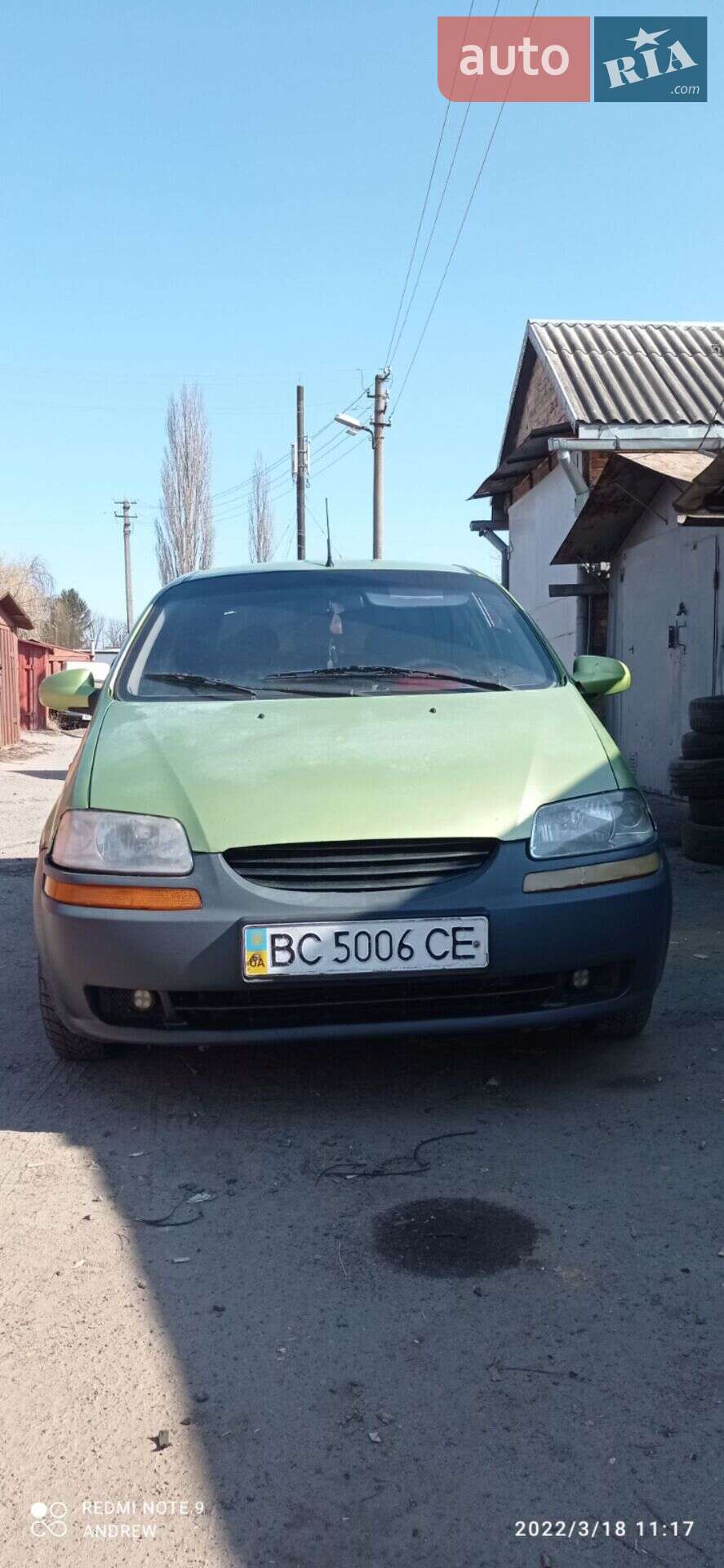 Chevrolet Aveo 2004 VIN KLASF69YE4B184485 фото оголошення 7 з 26