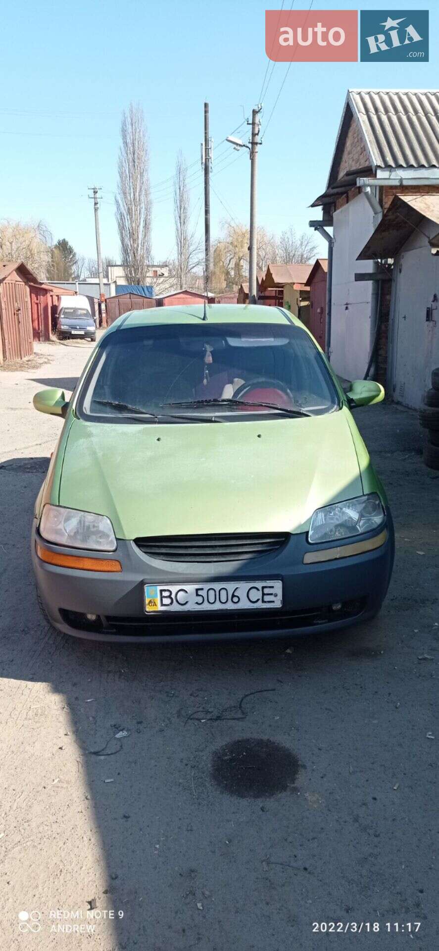 Chevrolet Aveo 2004 VIN KLASF69YE4B184485 фото оголошення 6 з 26