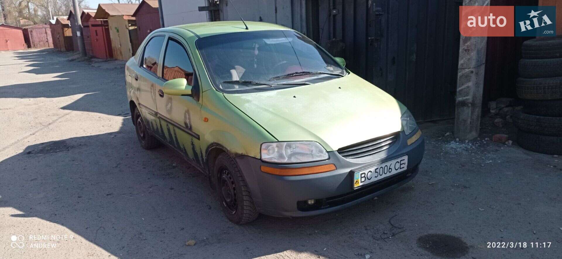 Chevrolet Aveo 2004 VIN KLASF69YE4B184485 фото оголошення 8 з 26