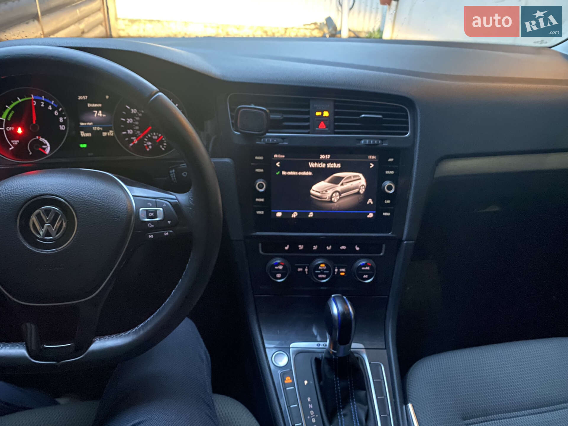 Volkswagen e-Golf 2017 VIN WVWKR7AU9HW954361 фото оголошення 21 з 21