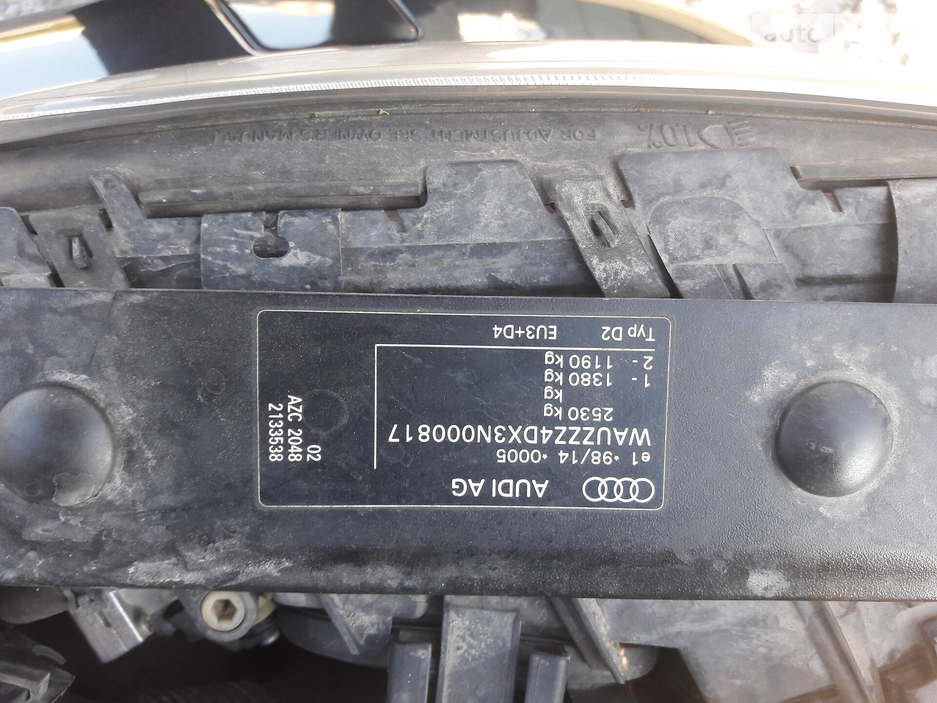 Audi A8 2002 VIN WAUZZZ4DX3N000817 фото оголошення 27 з 95