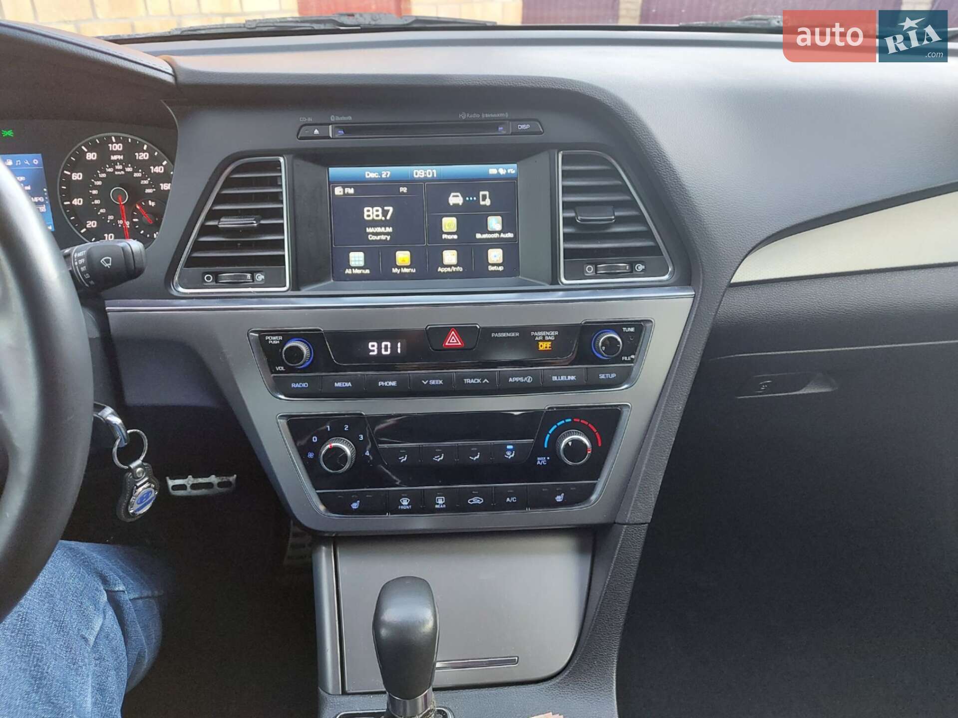 Hyundai Sonata 2017 VIN 5NPE34AB4HH544228 фото оголошення 7 з 8