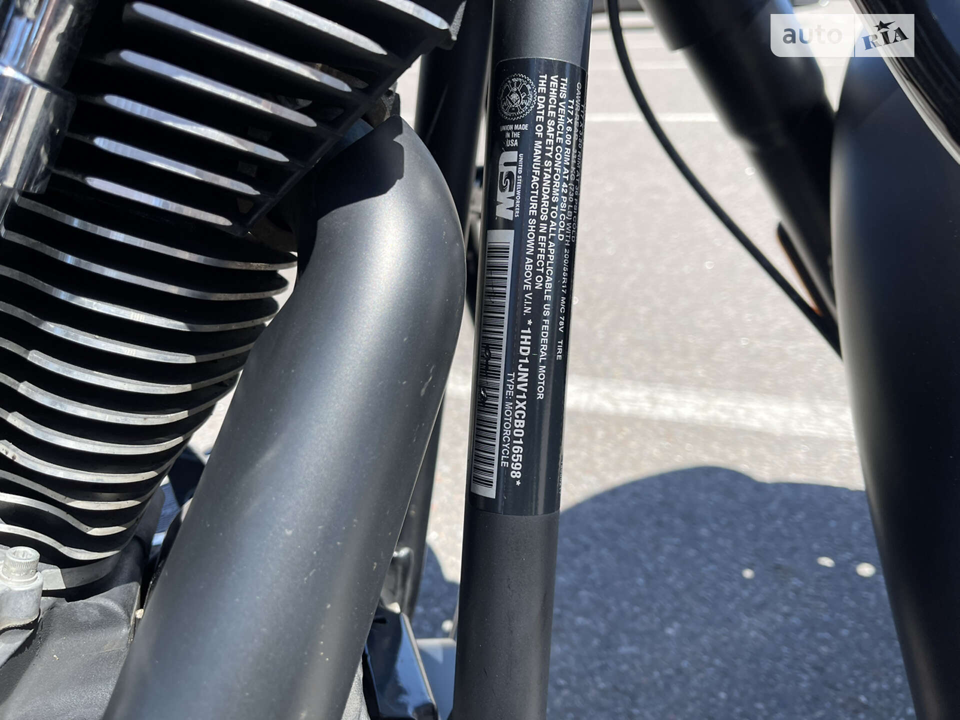 Harley-Davidson Fat Boy 2012 VIN 1HD1JNV1XCB016598 фото оголошення 20 з 24