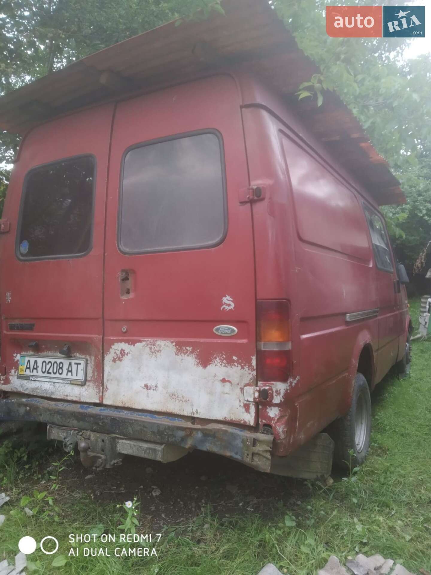 Ford Transit 1987 VIN WF0VXXGBVVHU10397 фото оголошення 7 з 10