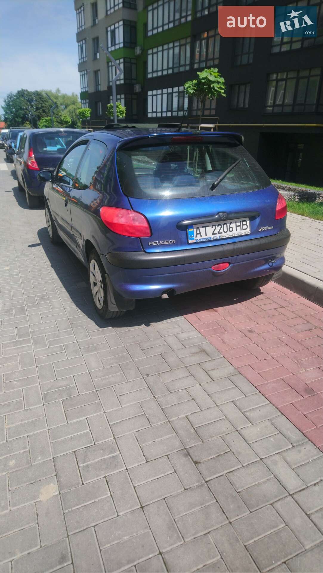 Peugeot 206 2000 VIN VF32CRHYF41377886 фото оголошення 4 з 7