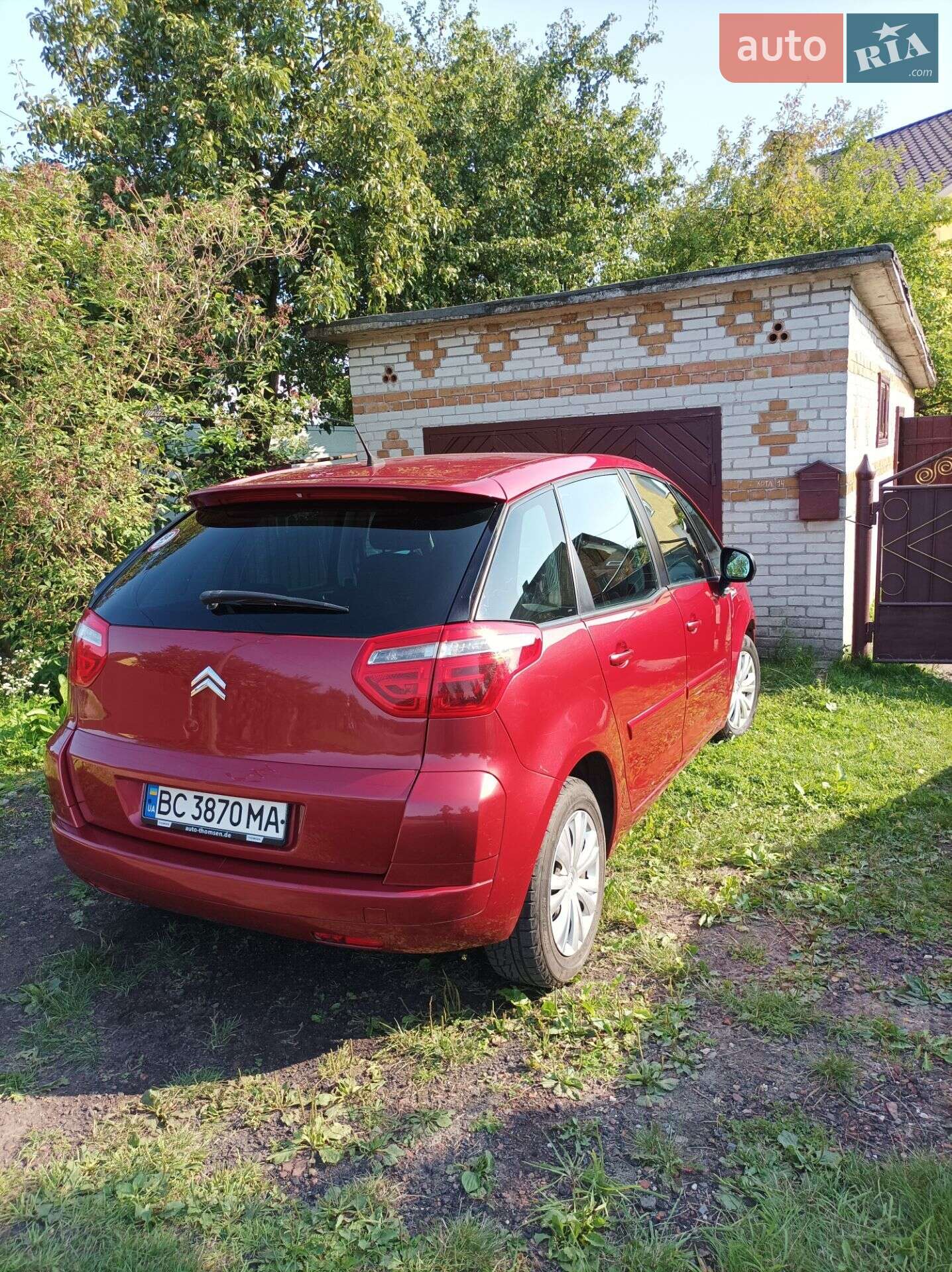 Citroen C4 Picasso 2010 VIN VF7UD9HZCAJ607600 фото оголошення 2 з 20