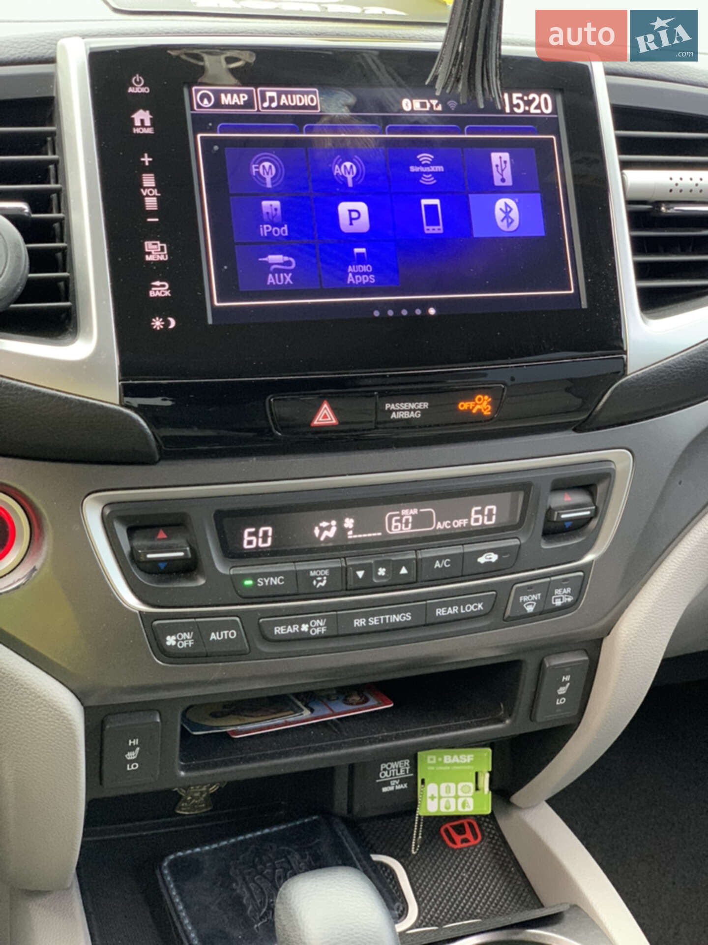 Honda Pilot 2017 VIN 5FNYF6H79HB060507 фото оголошення 6 з 7