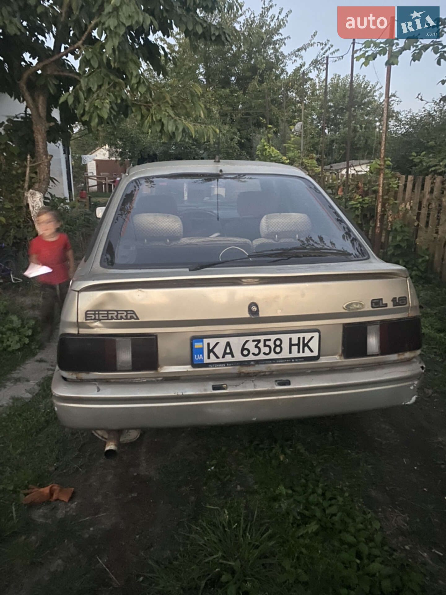 Ford Sierra 1986 VIN WF0AXXGBBAGR93845 фото оголошення 2 з 4