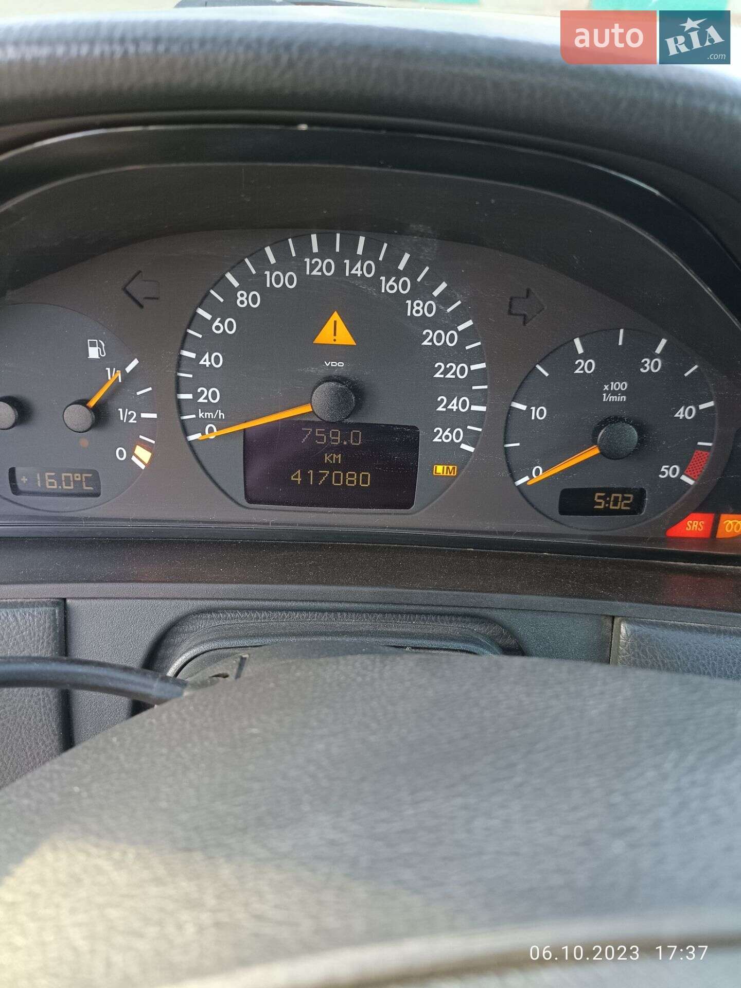 Mercedes-Benz E-Class 2002 VIN WDB2102161X087796 фото оголошення 3 з 8