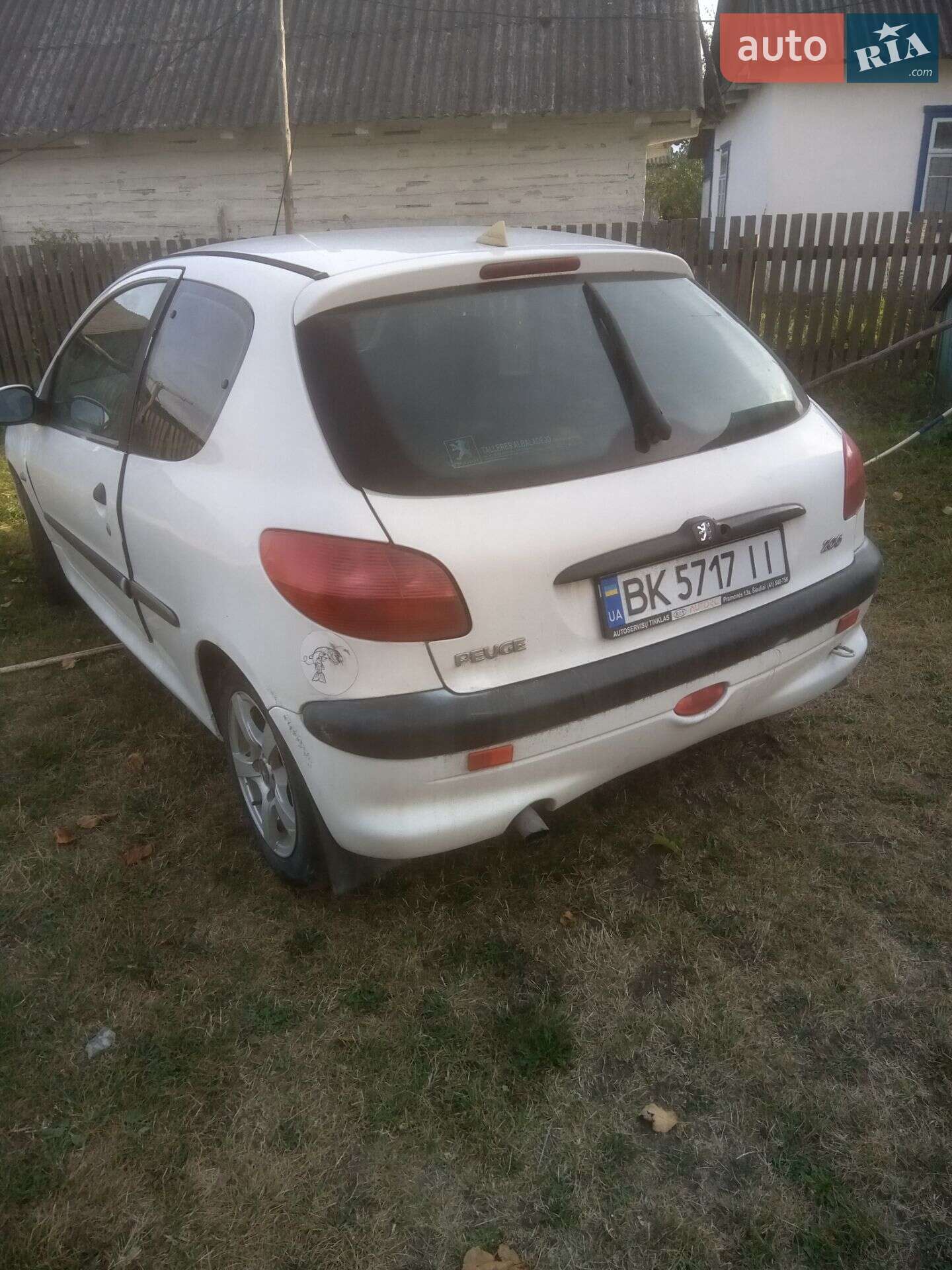 Peugeot 206 2002 VIN VF32SWJYU42856784 фото оголошення 8 з 10