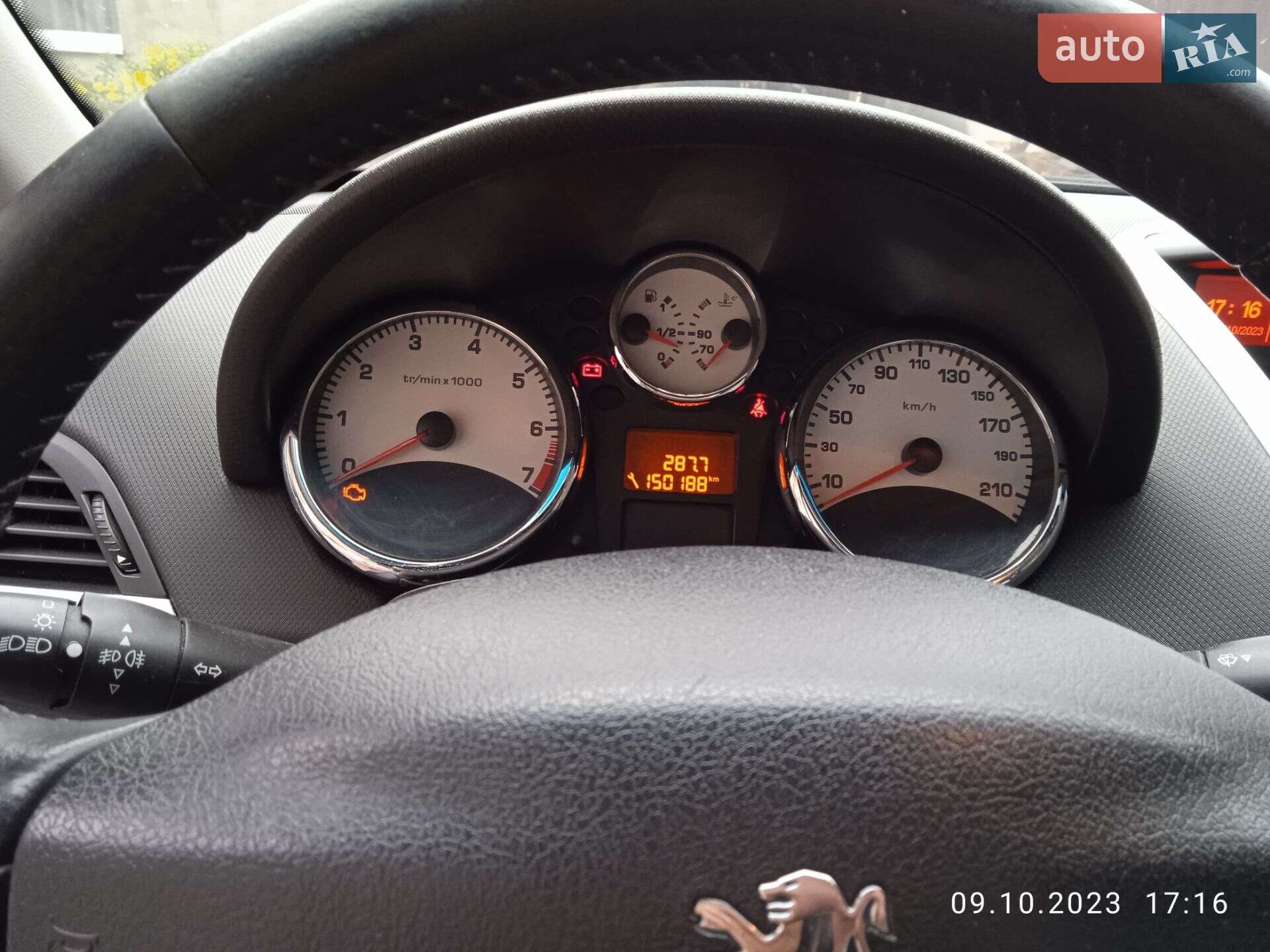 Peugeot 207 2011 VIN VF3WCKFT0BT091655 фото оголошення 16 з 16