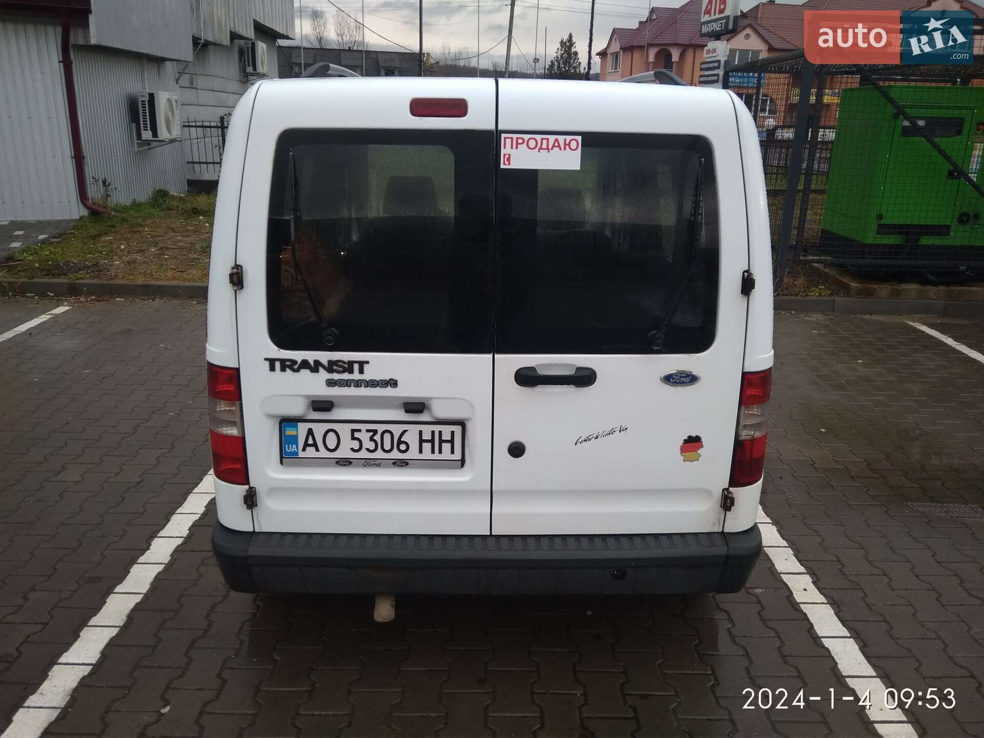 Ford Transit Connect 2007 VIN WF0TXXTTPT7J77498 фото оголошення 7 з 8
