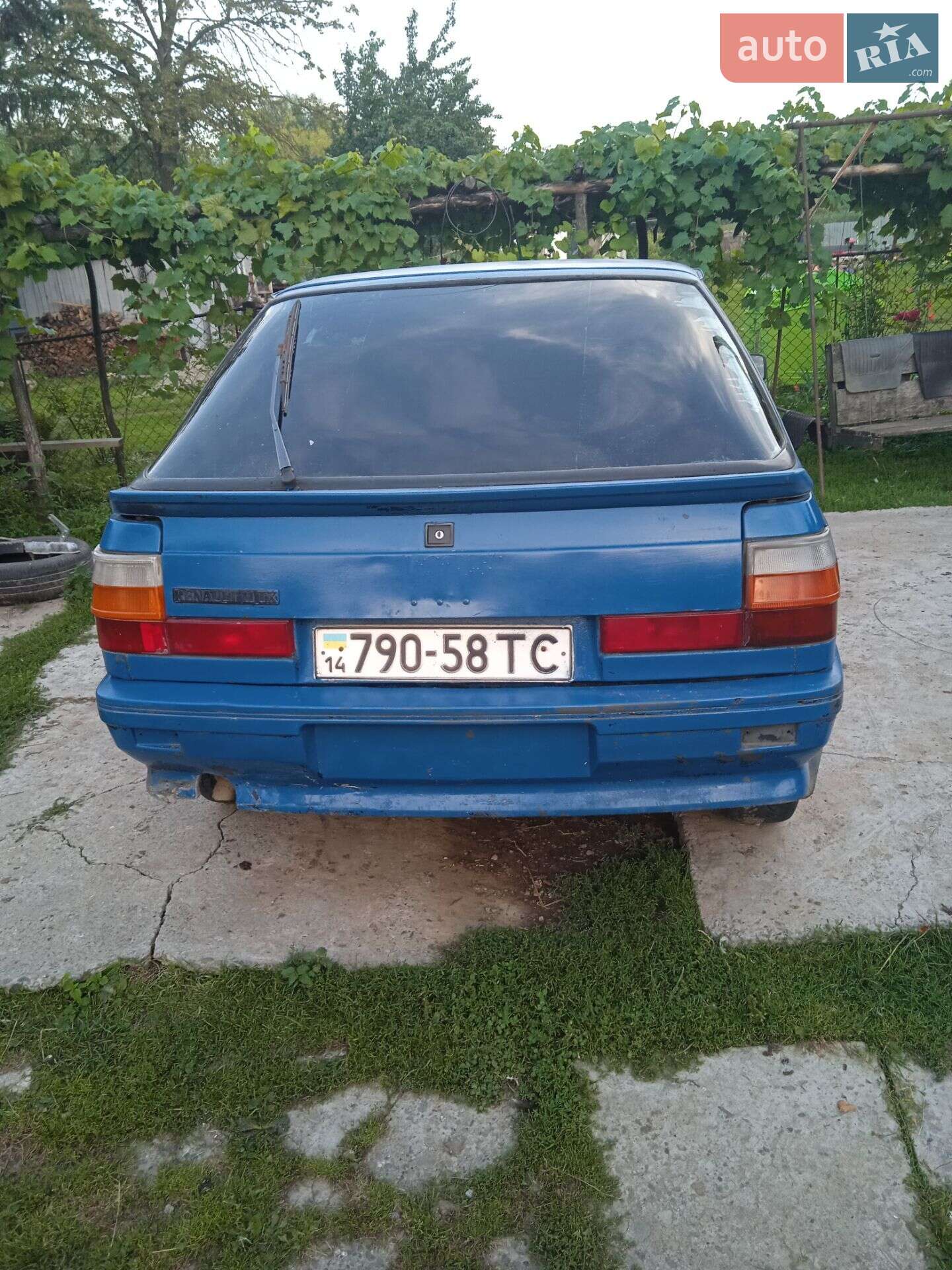 Renault 11 1987 VIN VF1B37L0000662098 фото оголошення 9 з 9