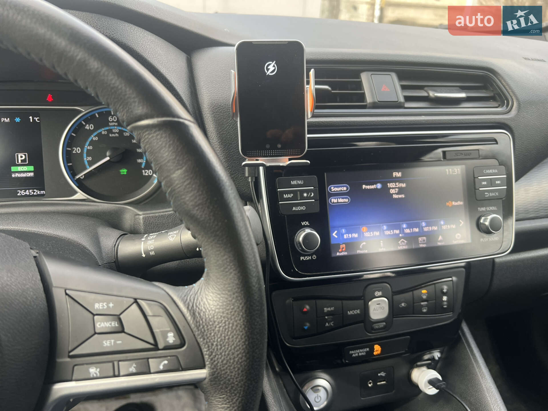 Nissan Leaf 2019 VIN 1N4AZ1CP0KC308303 фото оголошення 10 з 14