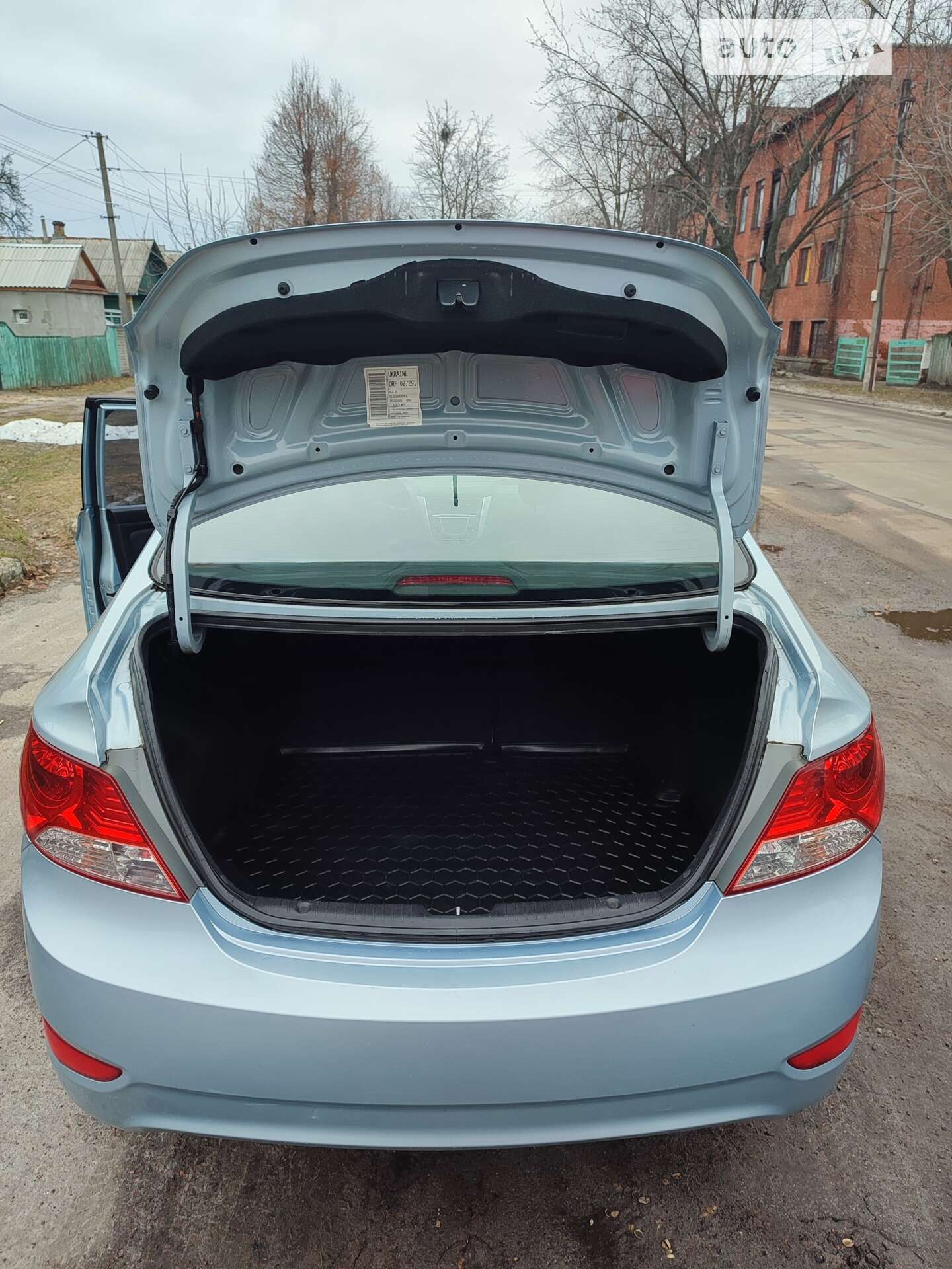 Hyundai Accent 2011 VIN Z94CU41CABR027291 фото оголошення 8 з 9