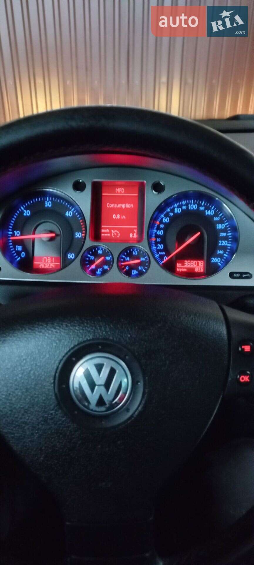 Volkswagen Passat 2008 VIN WVWZZZ3CZ8E247875 фото оголошення 11 з 16