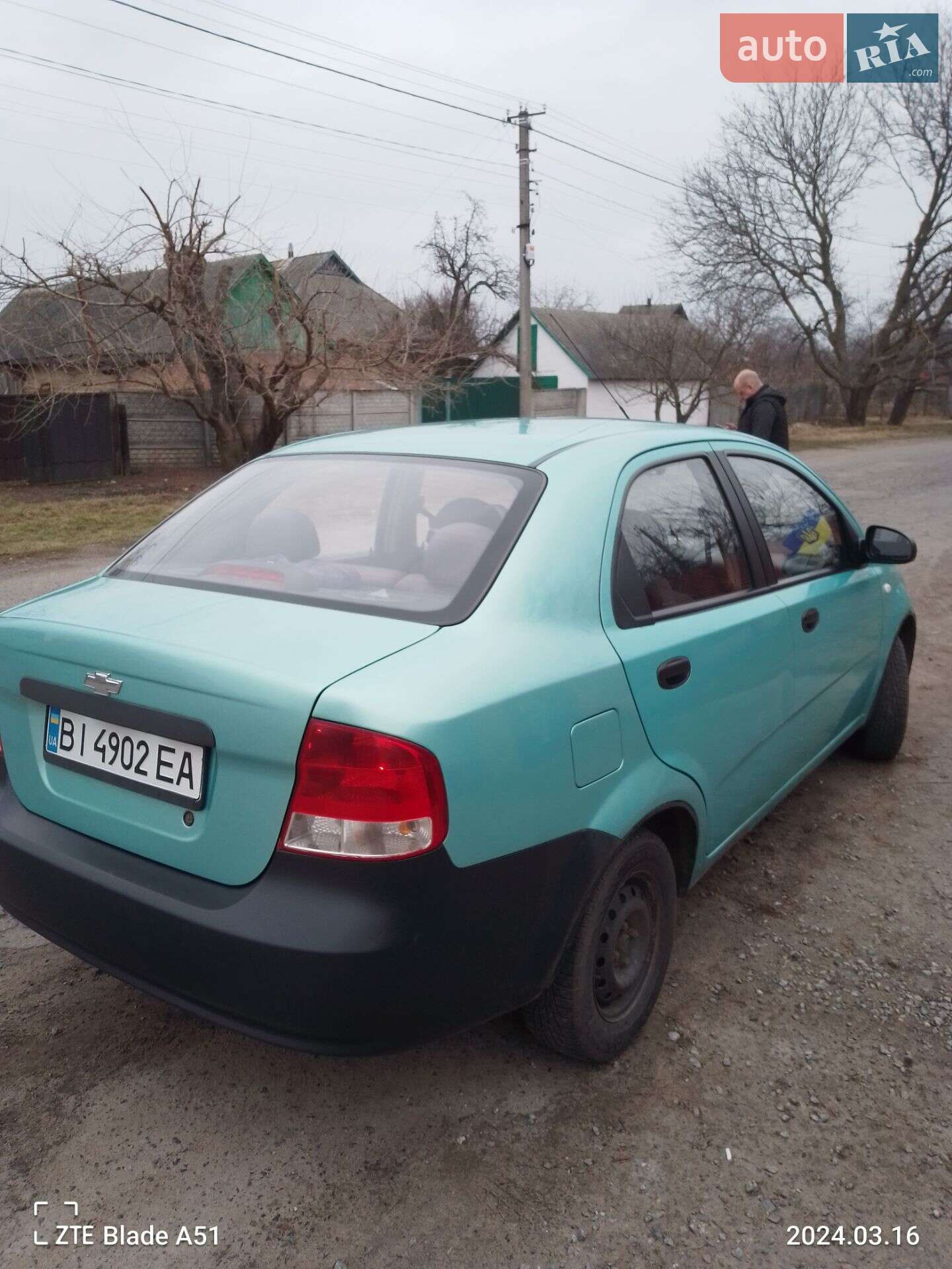Chevrolet Aveo 2005 VIN Y6DSF69YE6B521799 фото оголошення 2 з 8