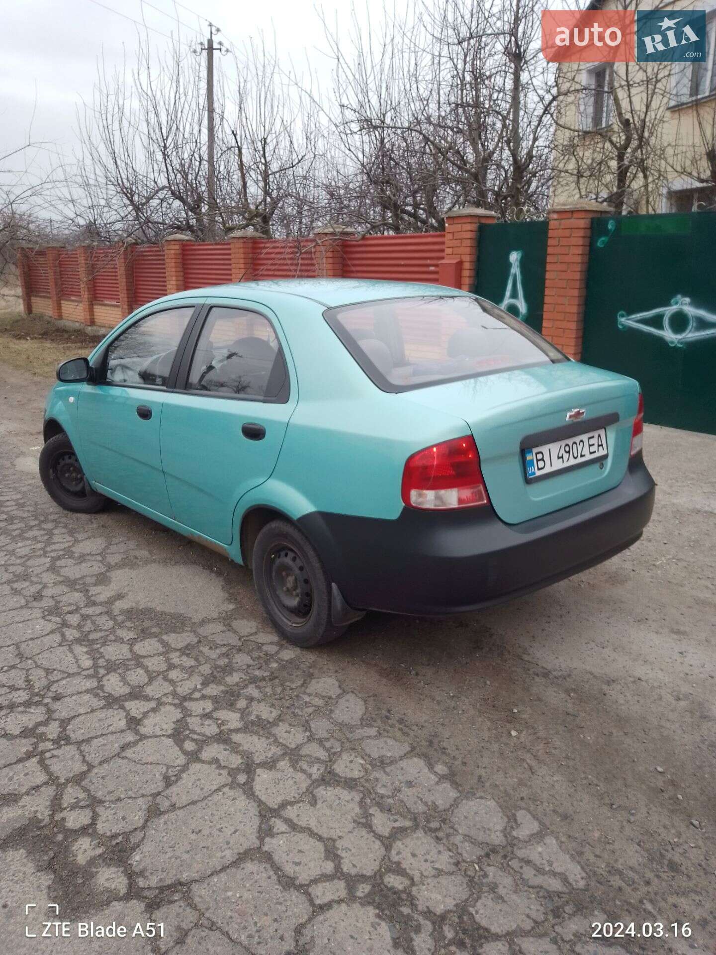 Chevrolet Aveo 2005 VIN Y6DSF69YE6B521799 фото оголошення 3 з 8