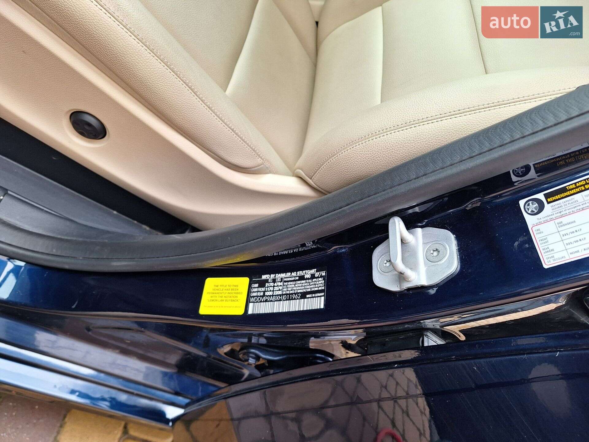 Mercedes-Benz B-Class 2016 VIN WDDVP9ABXHJ011962 фото оголошення 27 з 28