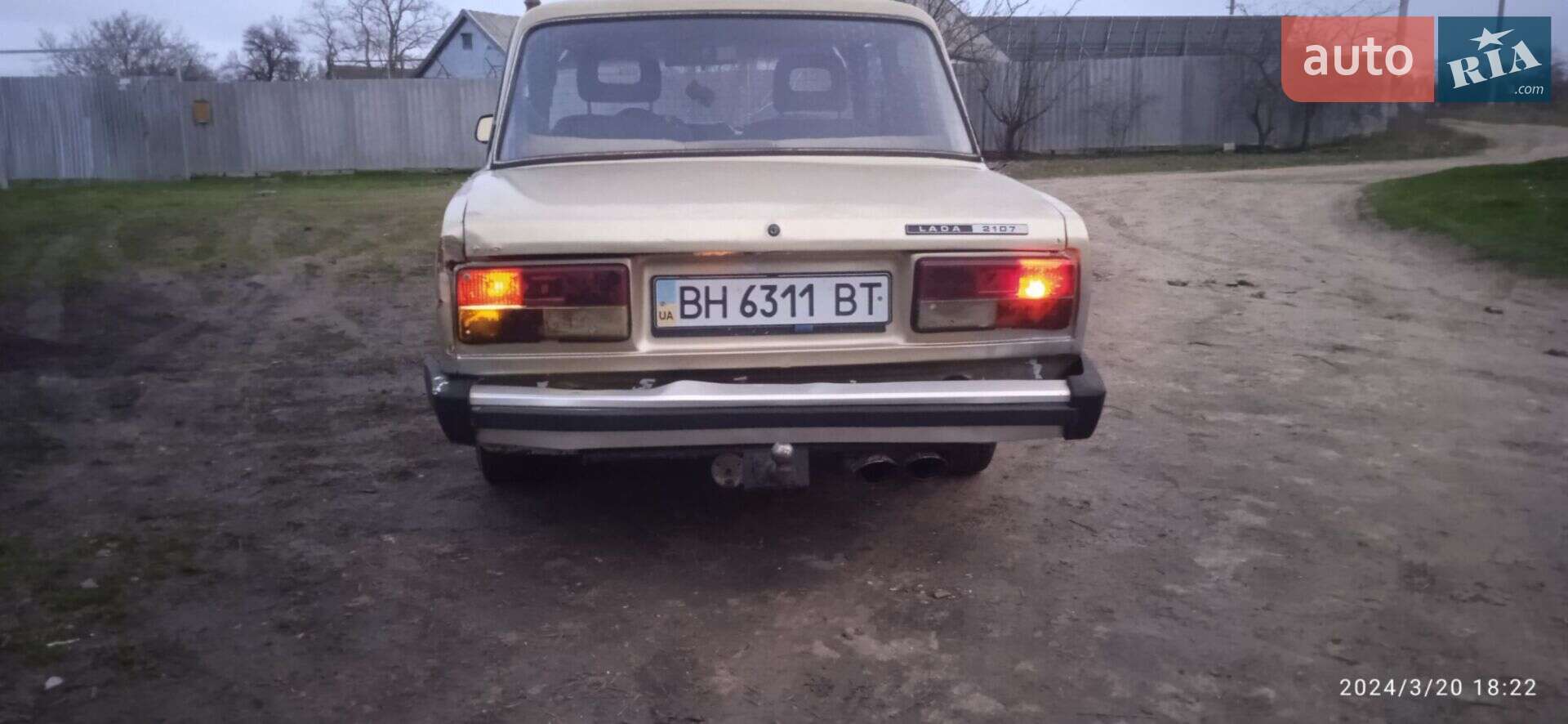 ВАЗ / Lada 2107 1989 VIN XTA210700L0520106 фото оголошення 4 з 13