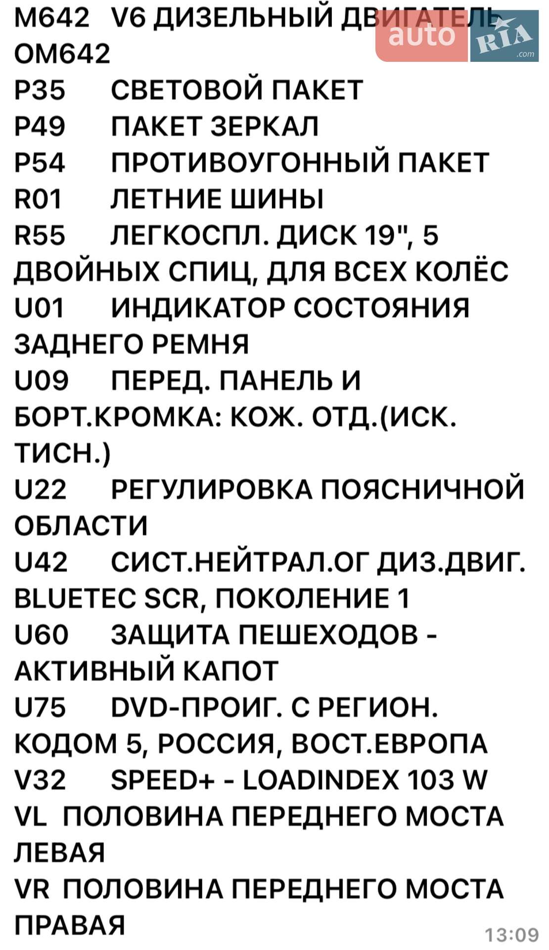 Mercedes-Benz M-Class 2012 VIN WDC1660241A059156 фото оголошення 42 з 43