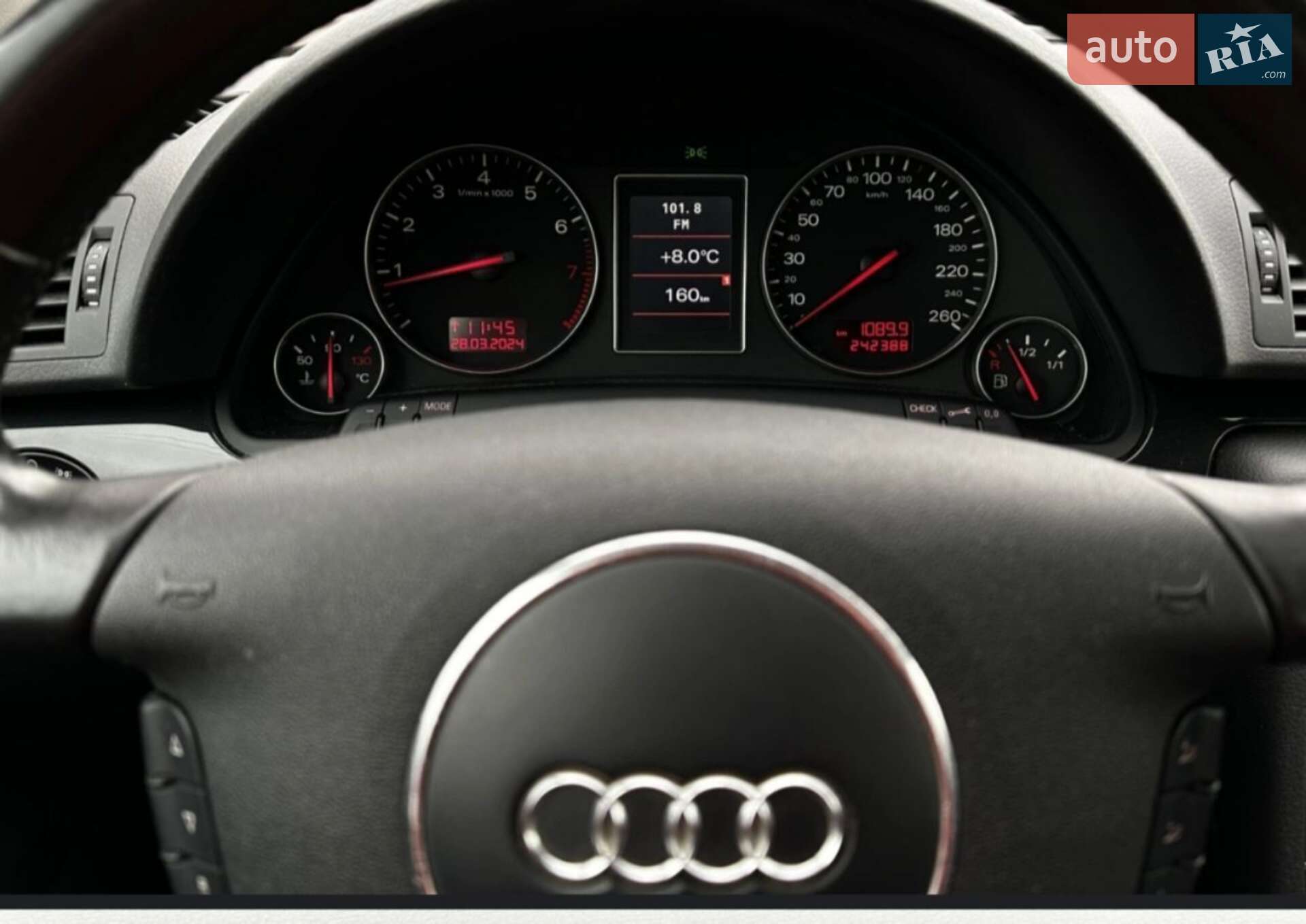 Audi A4 2004 VIN WAUZZZ8EX5A101305 фото оголошення 5 з 8