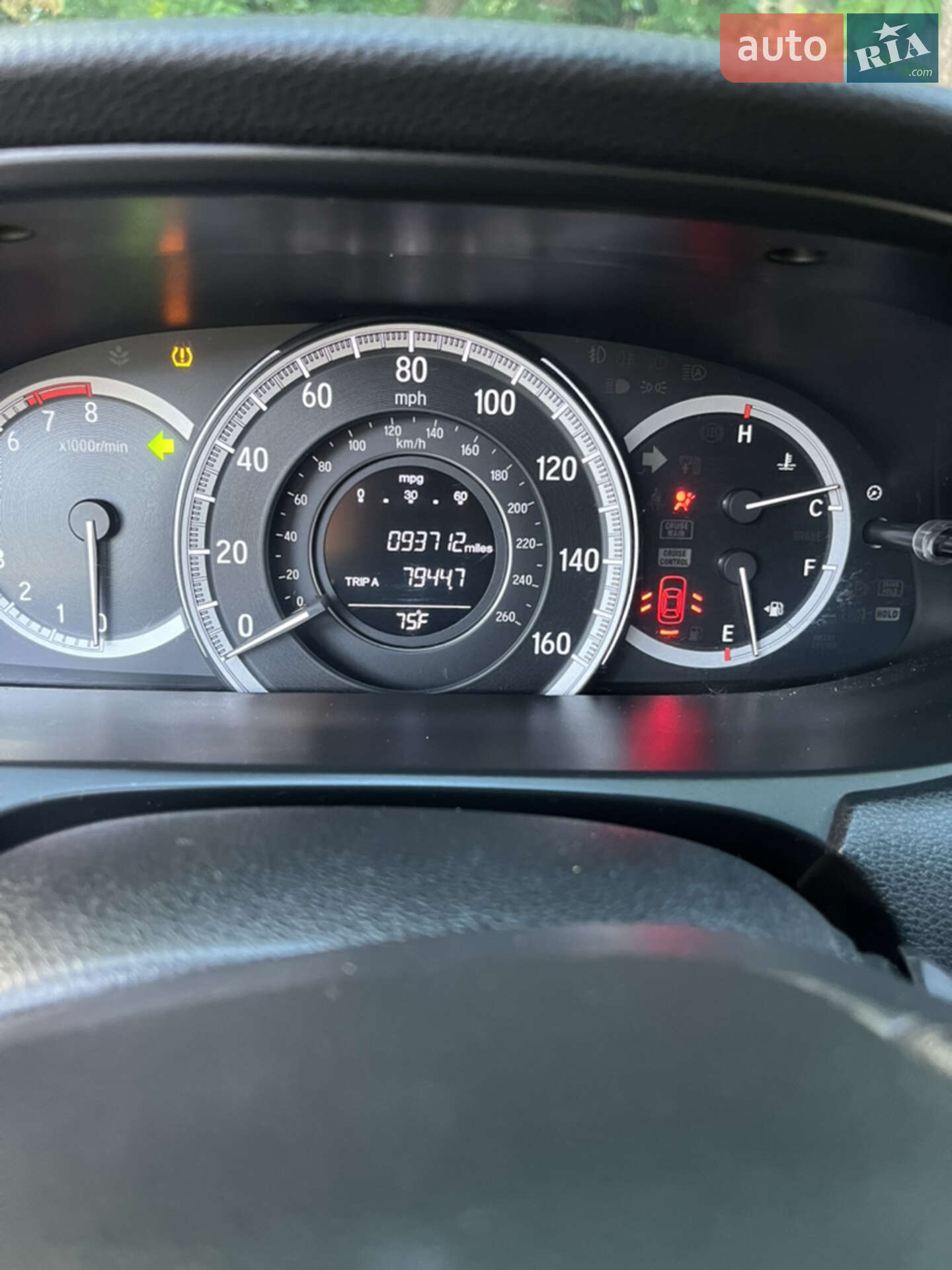 Honda Accord 2016 VIN 1HGCR2E30GA108111 фото оголошення 9 з 15