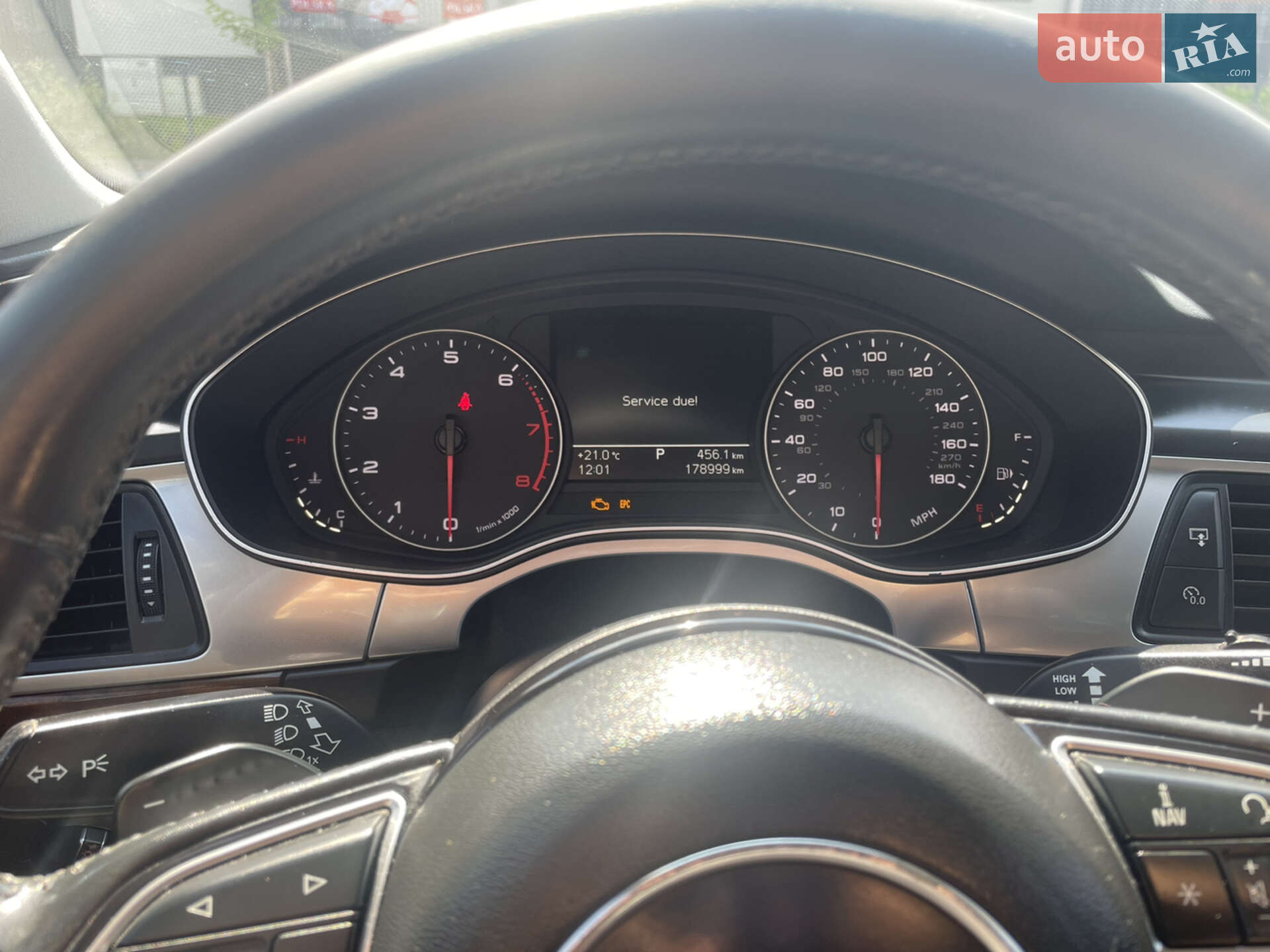 Audi A6 2014 VIN WAUCFAFC7FN035615 фото оголошення 2 з 19