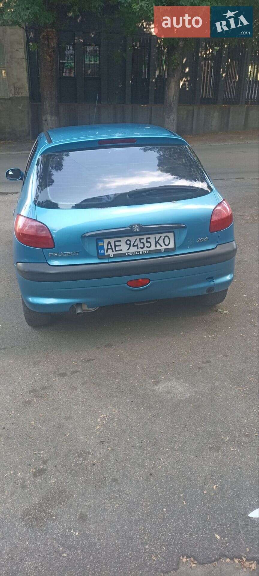Peugeot 206 2000 VIN VF32AKFWF41251151 фото оголошення 3 з 5