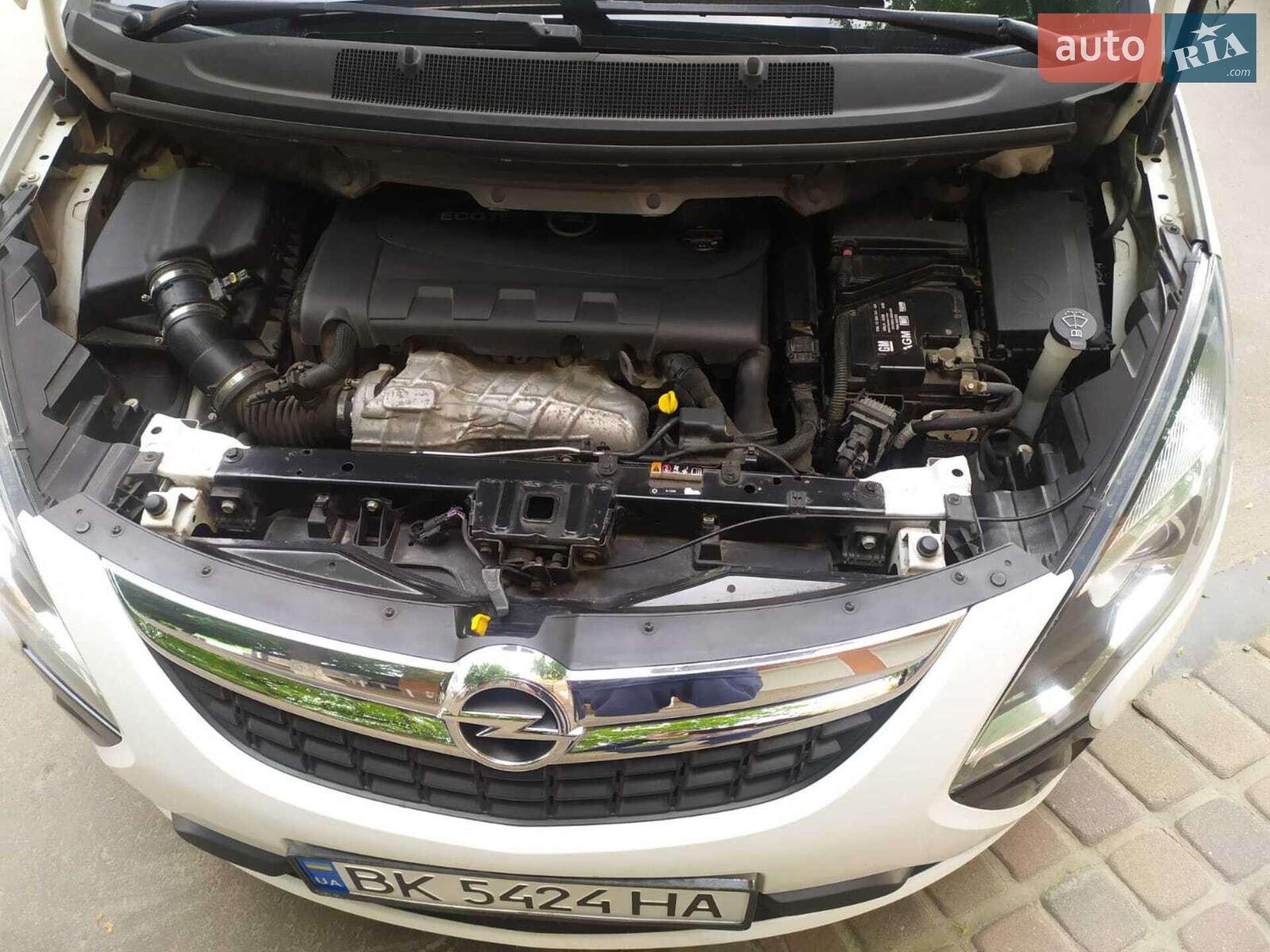 Opel Zafira 2013 VIN W0LPD9EM5E2014134 фото оголошення 8 з 11