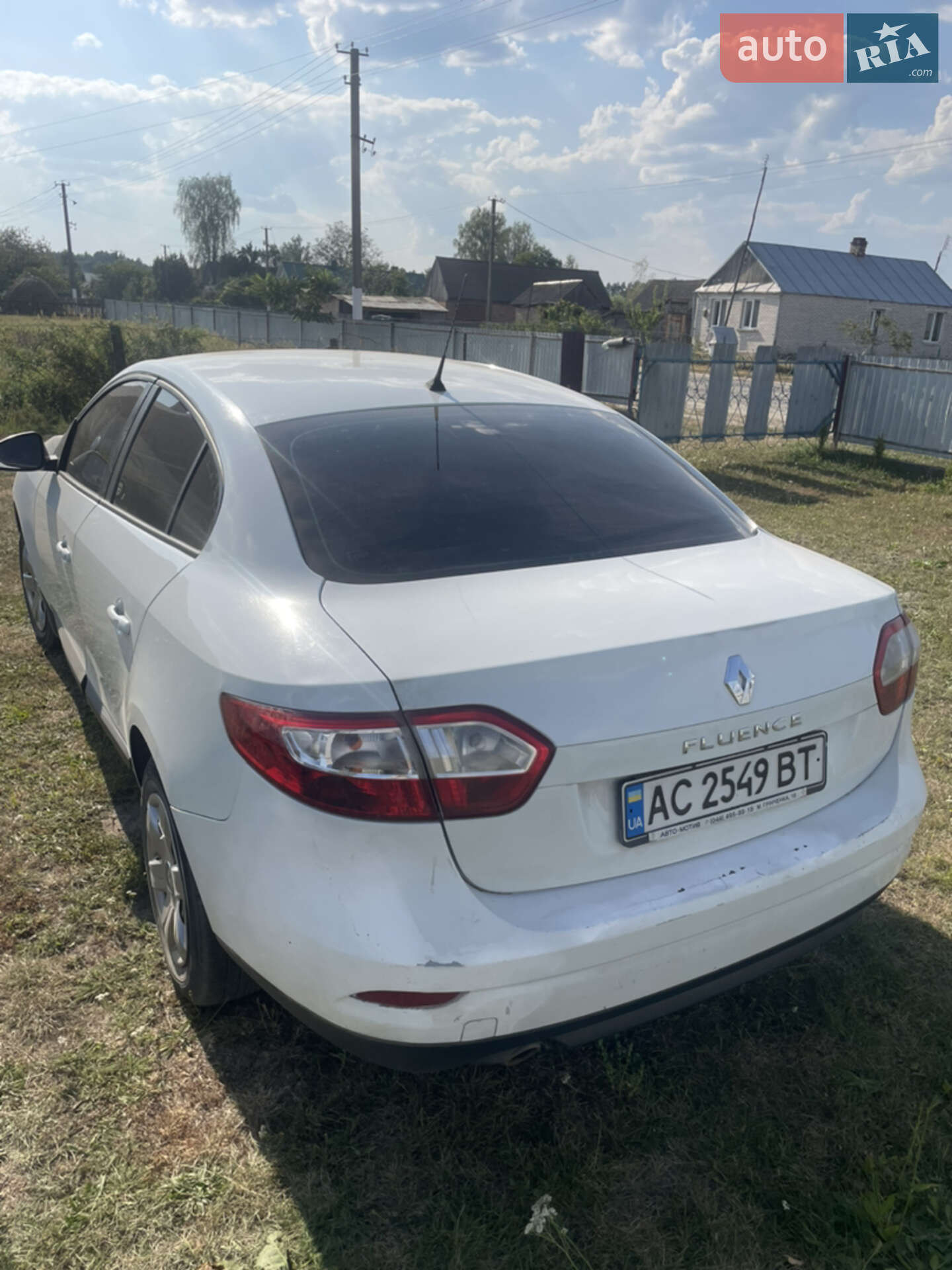 Renault Fluence 2012 VIN VF1LZBR0547929567 фото оголошення 2 з 5