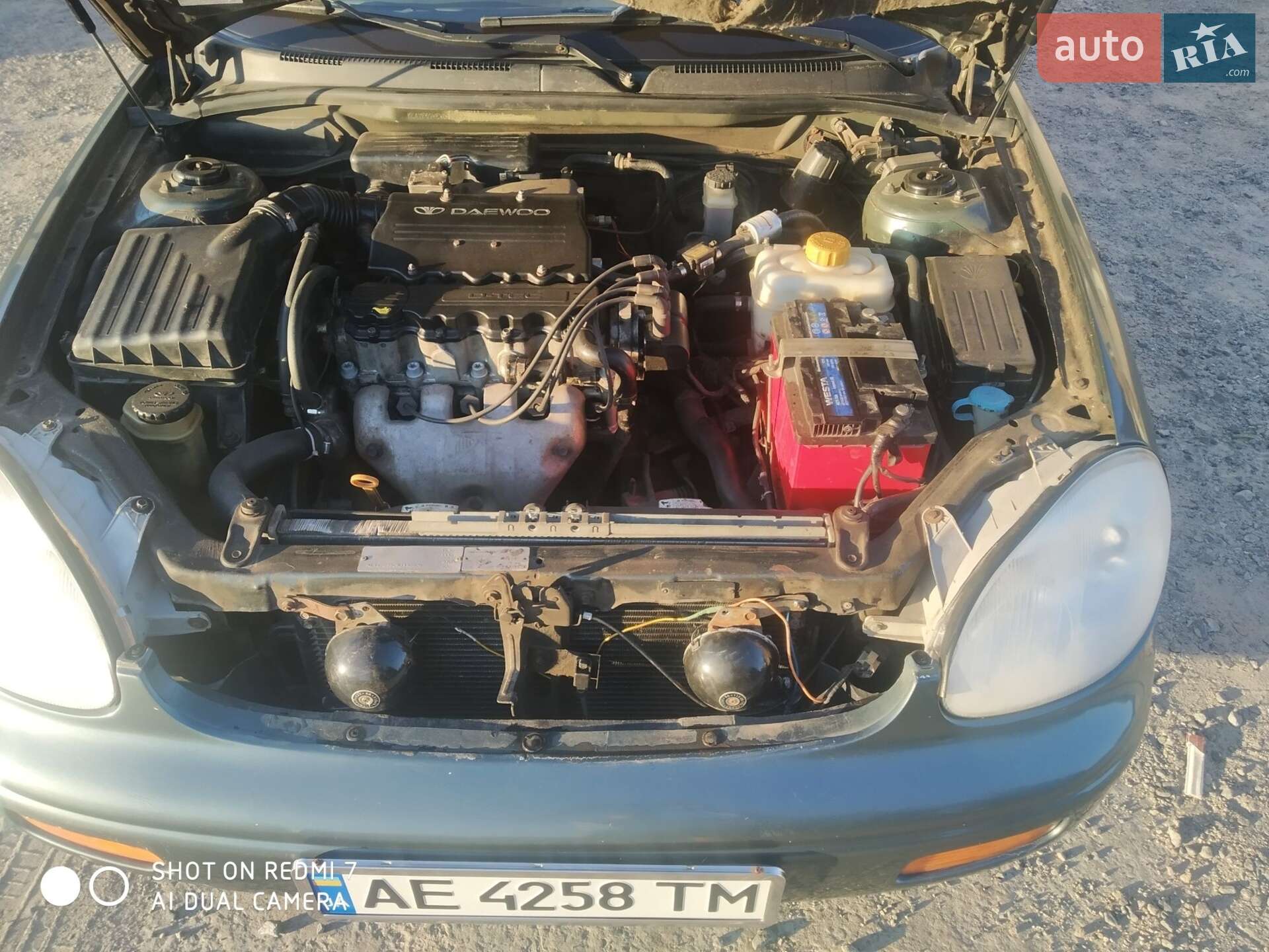 Daewoo Leganza 1998 VIN KLAVF69WEWB130806 фото оголошення 2 з 8