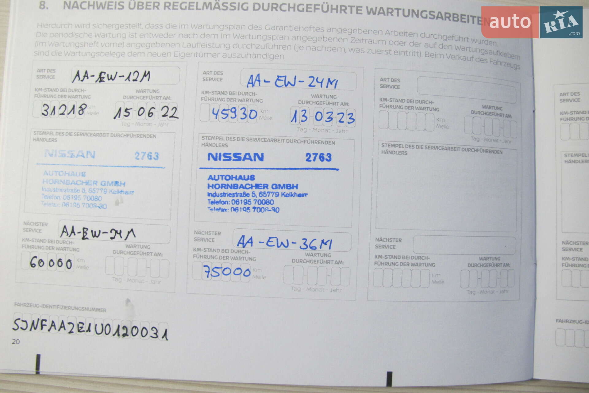 Nissan Leaf 2021 VIN SJNFAAZE1U0120031 фото оголошення 23 з 25