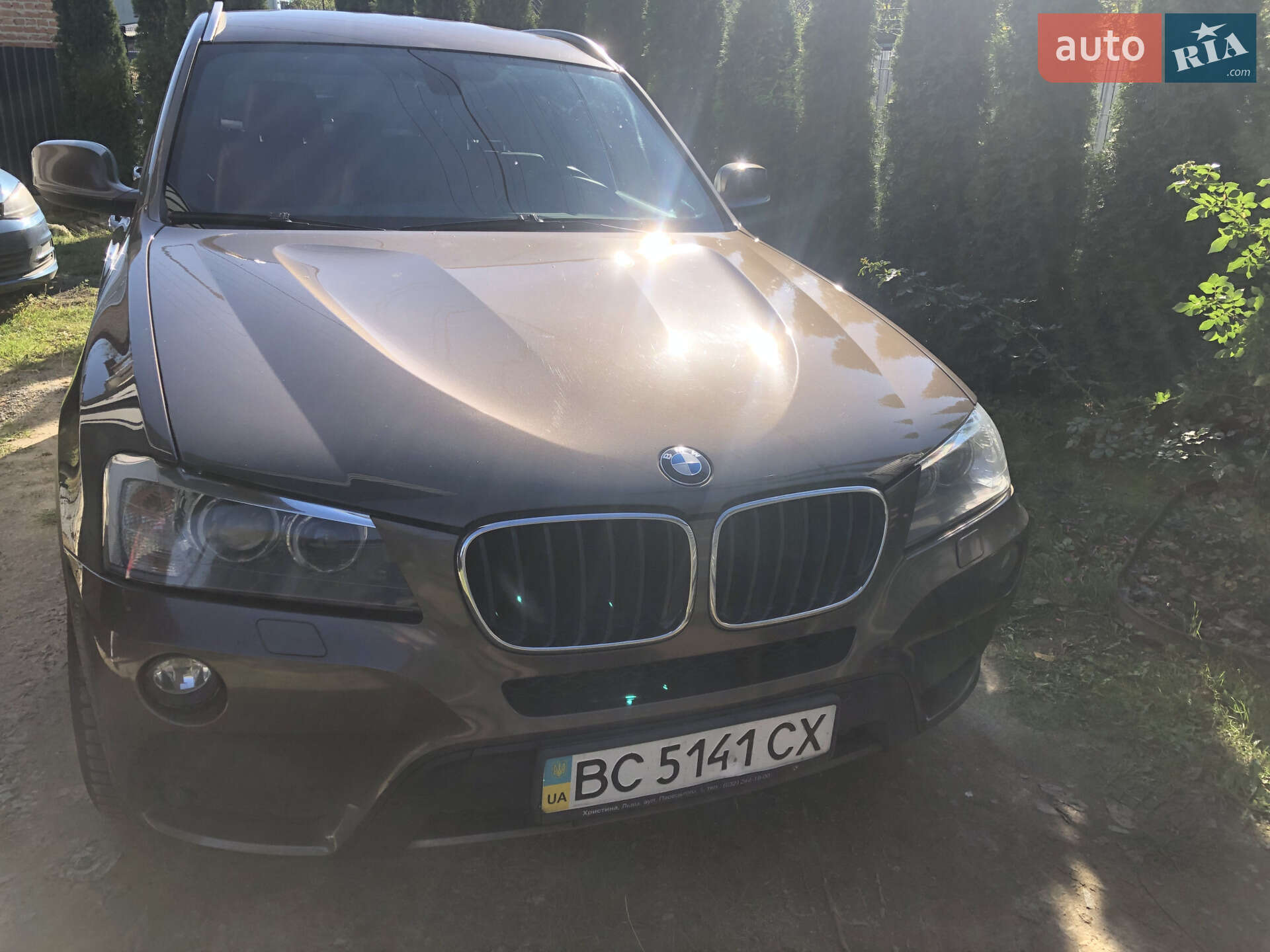 BMW X3 2012 VIN WBAWX31070L905949 фото оголошення 2 з 19