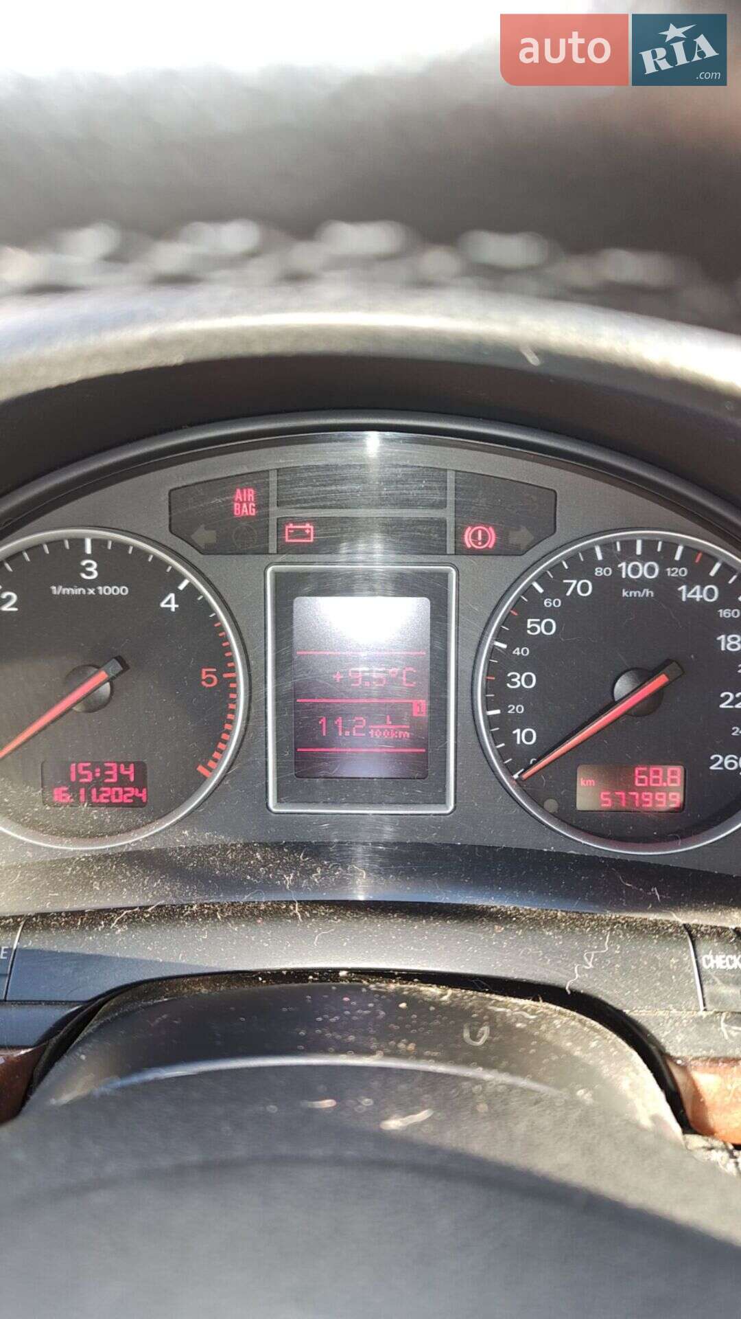Audi A4 2003 VIN WAUZZZ8E33A324962 фото оголошення 8 з 11
