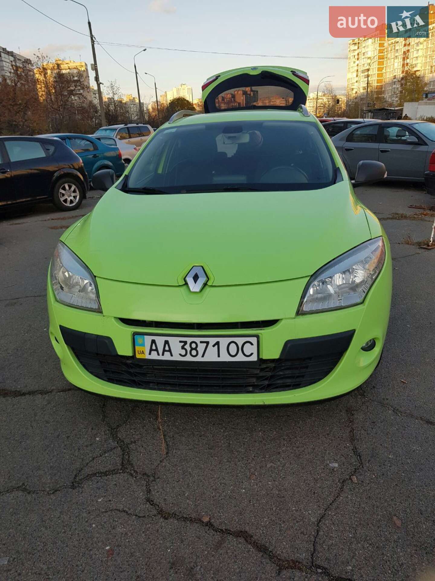 Renault Megane 2011 VIN VF1KZ1G0643397425 фото оголошення 2 з 9