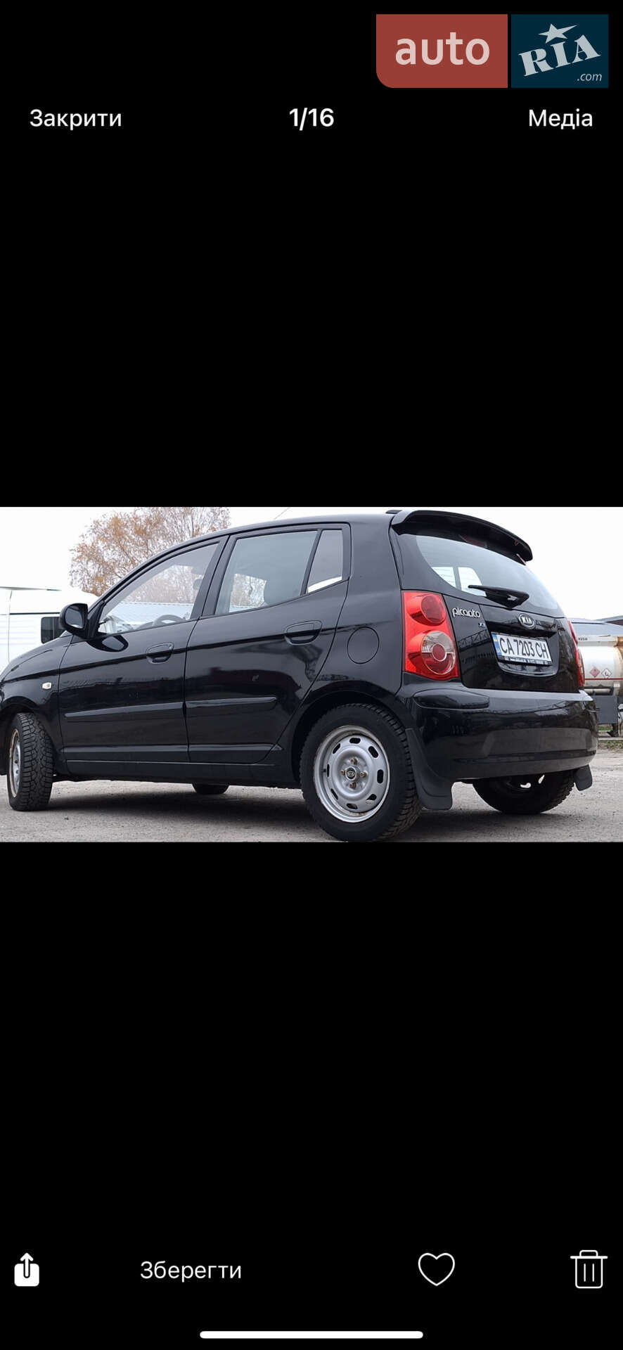 Kia Picanto 2008 VIN KNEBA24428T556549 фото оголошення 2 з 13