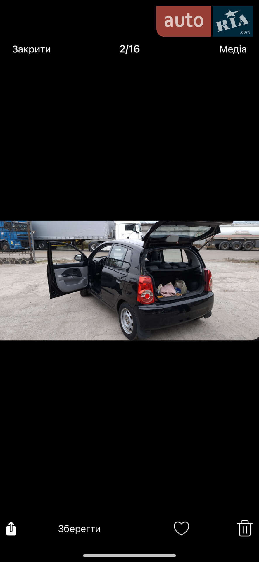 Kia Picanto 2008 VIN KNEBA24428T556549 фото оголошення 3 з 13
