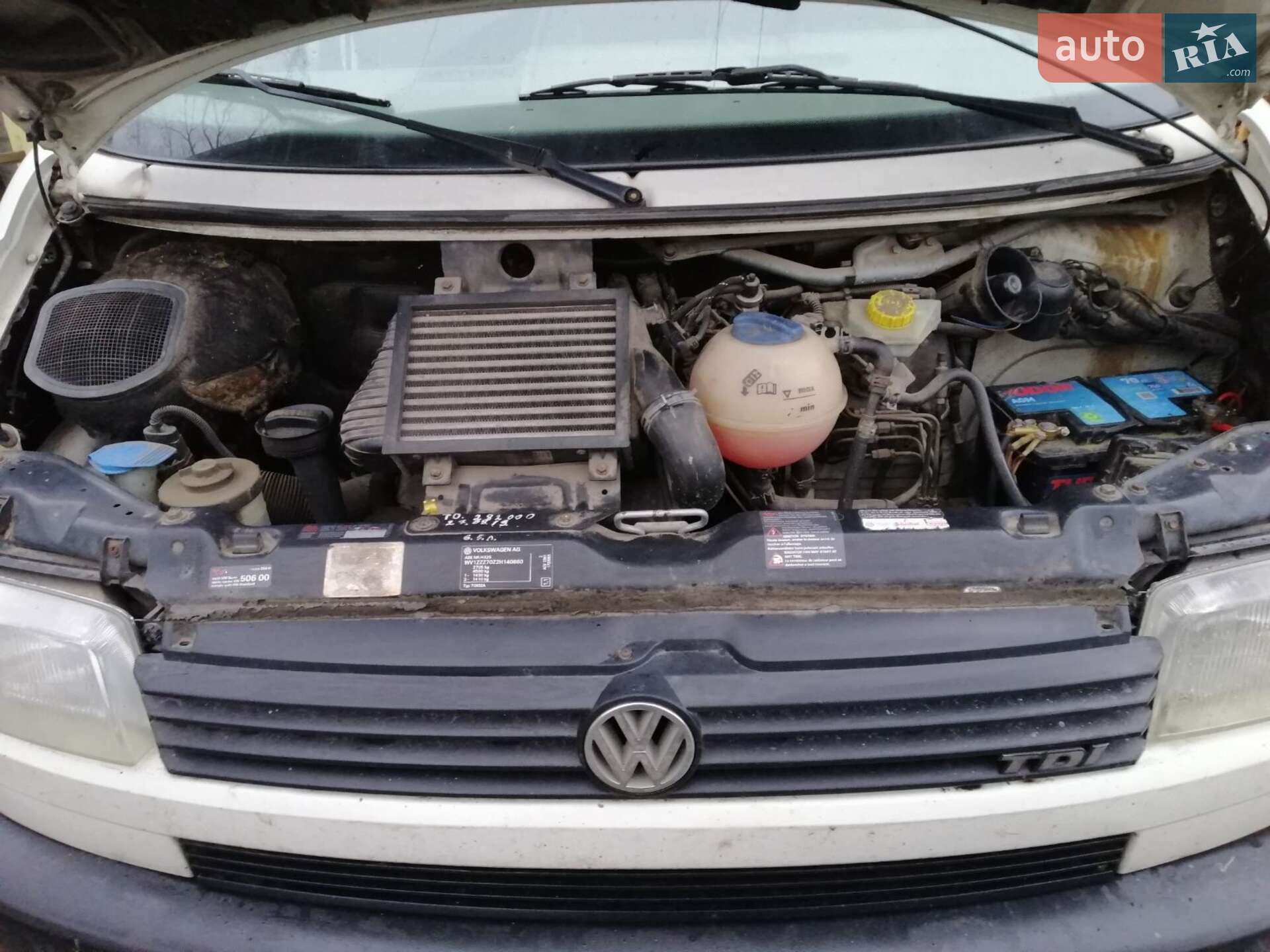 Volkswagen Transporter 2002 VIN WV1ZZZ70Z2H140860 фото оголошення 2 з 6