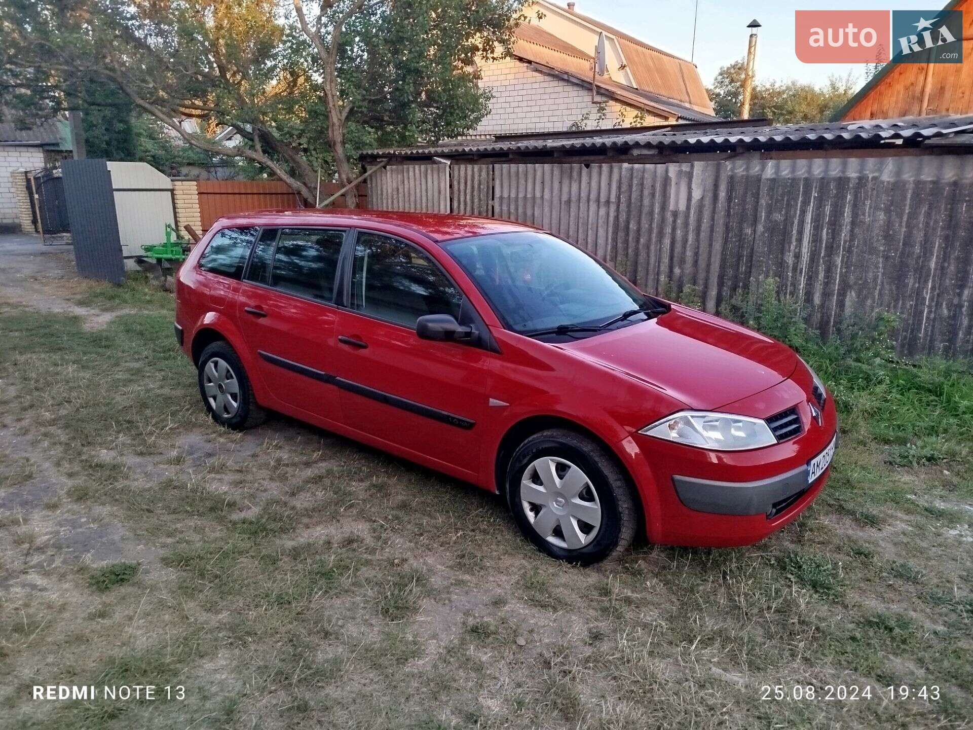 Renault Megane 2004 VIN VF1KM0C0H31972224 фото оголошення 2 з 14