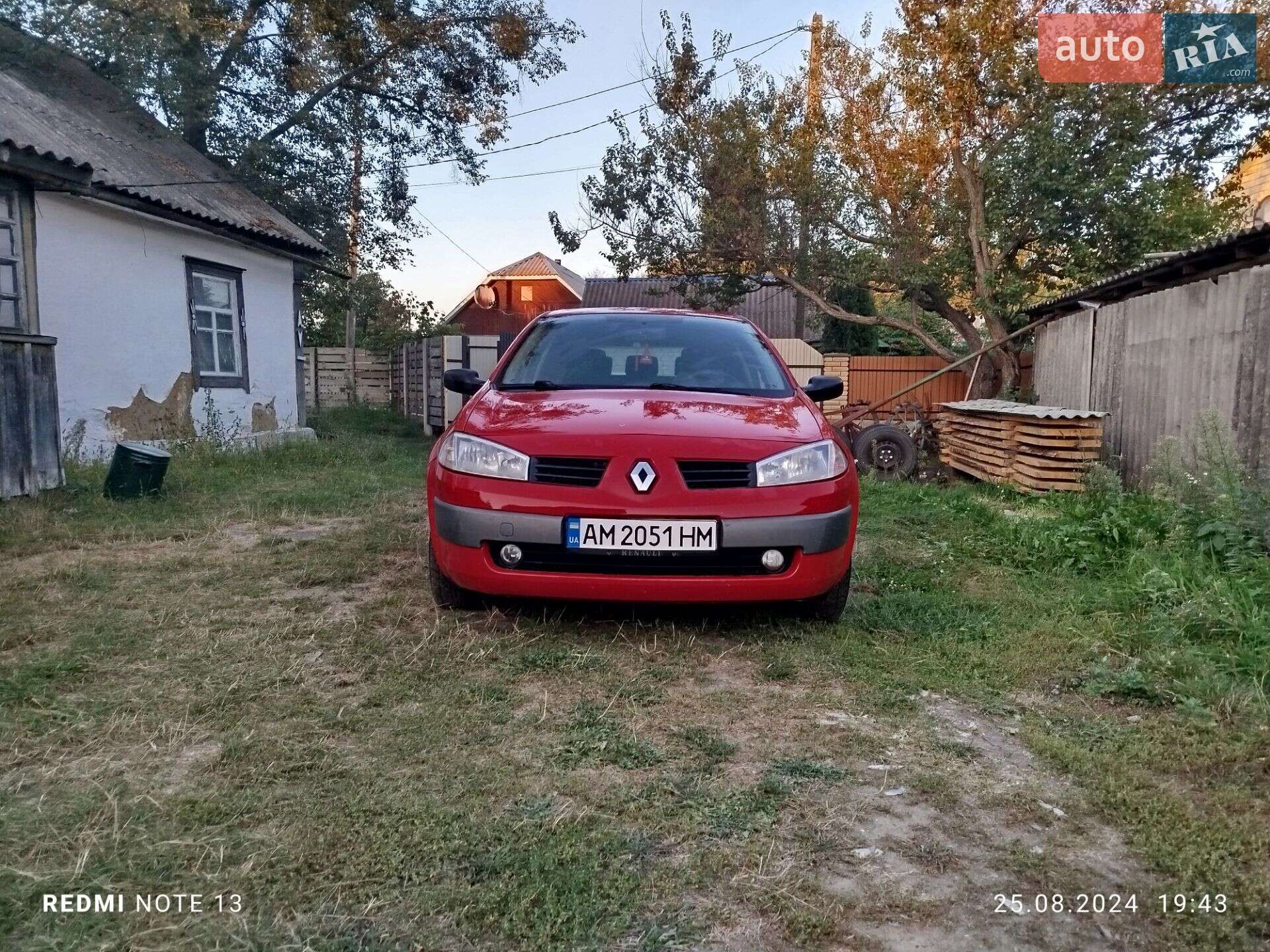 Renault Megane 2004 VIN VF1KM0C0H31972224 фото оголошення 9 з 14