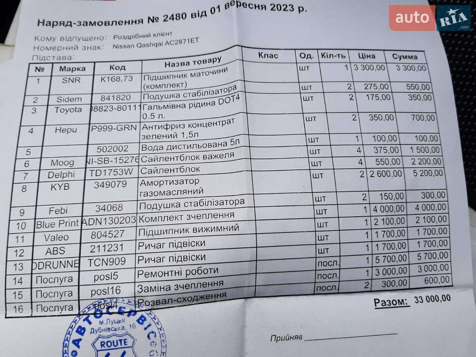 Nissan Qashqai 2012 VIN SJNFAAJ10U2610694 фото оголошення 13 з 33