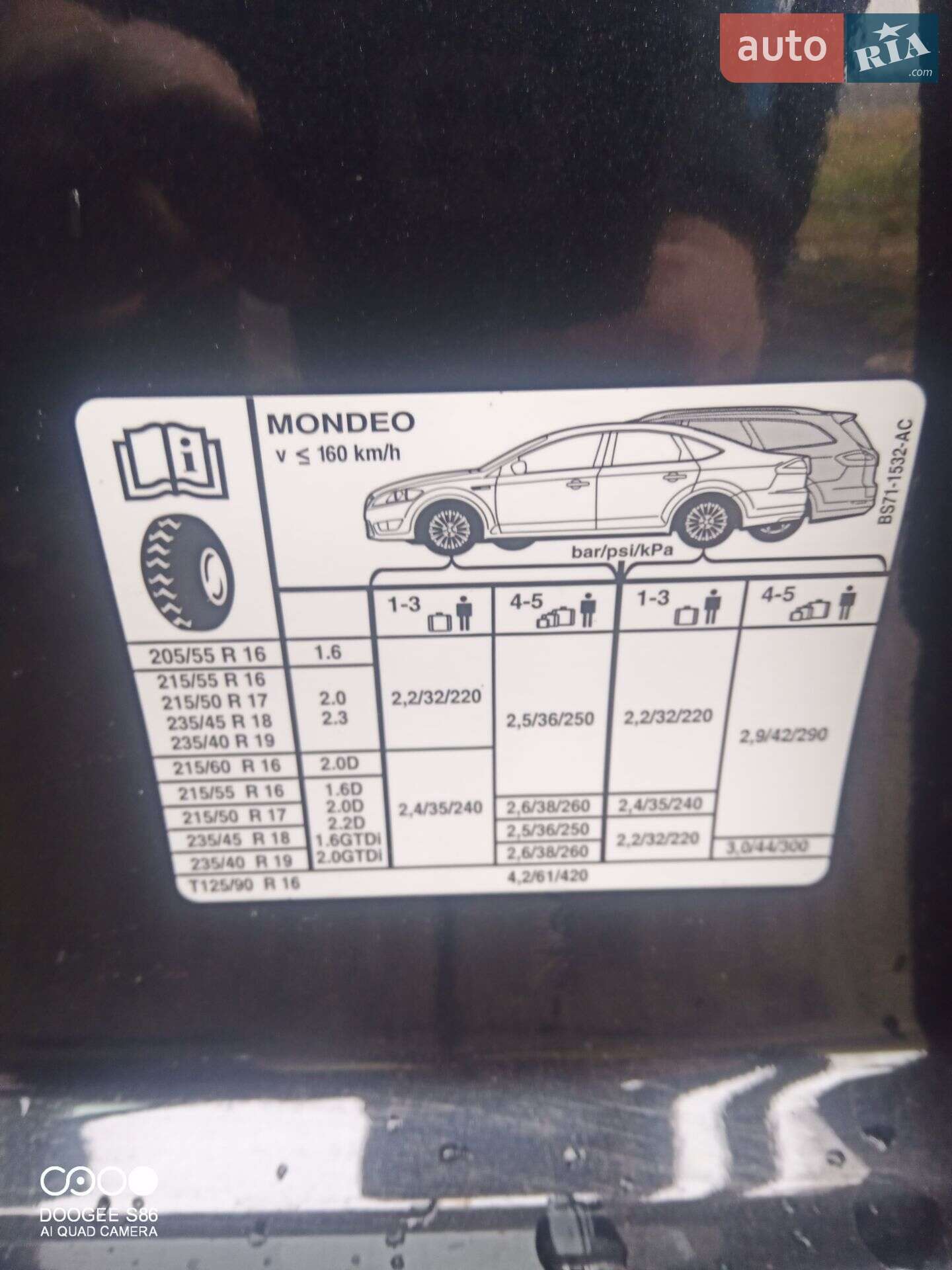 Ford Mondeo 2013 VIN WF0GXXGBBGDC70701 фото оголошення 8 з 47