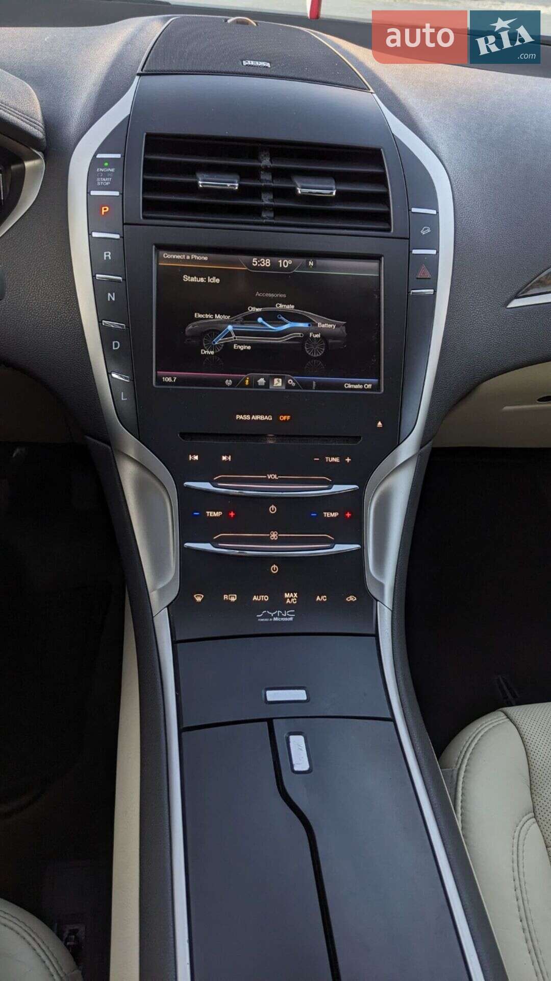 Lincoln MKZ 2014 VIN 3LN6L2LUXER835036 фото оголошення 10 з 26
